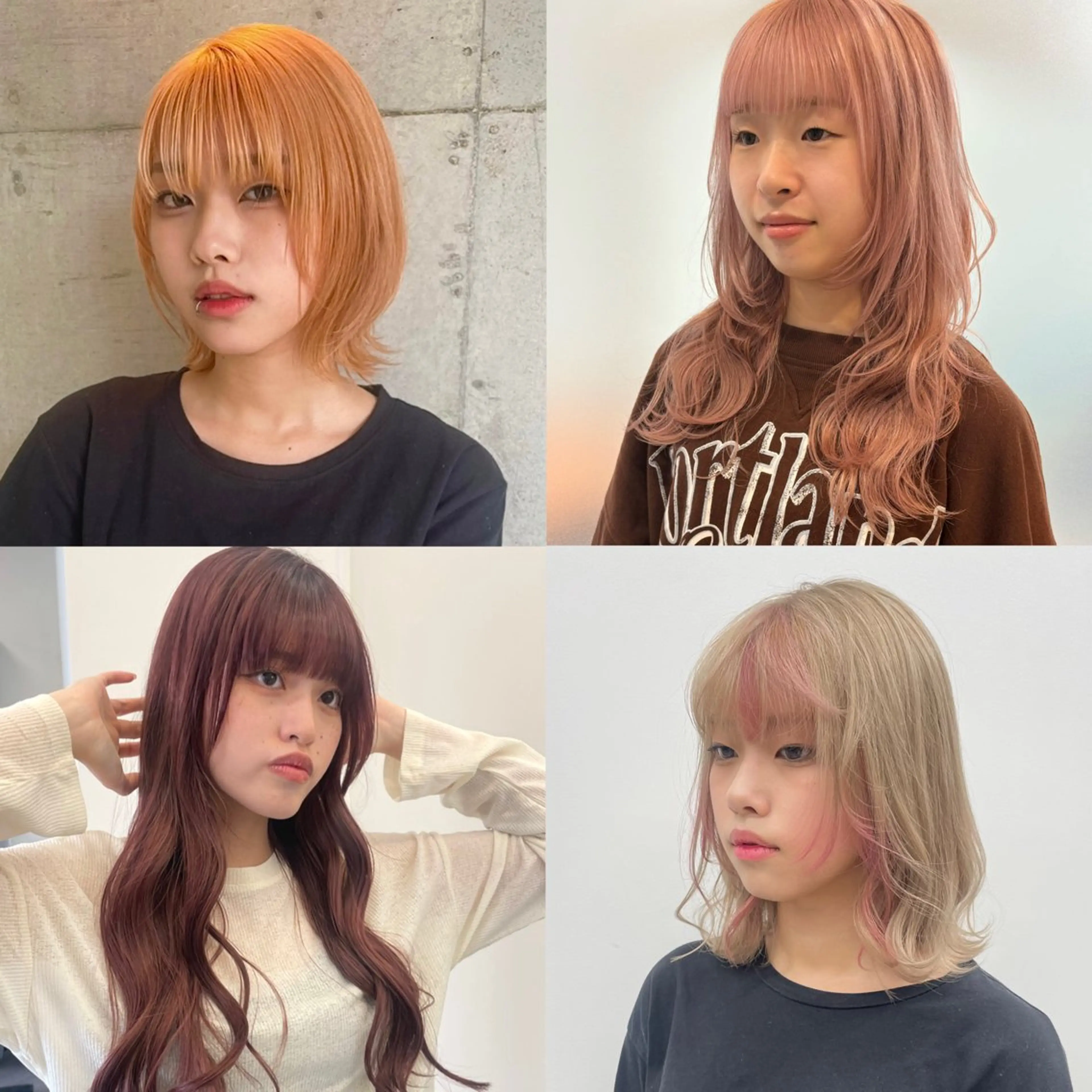 ミディアム カラー カット ヘアカラー 薬院浄水通/ショート /ボブ/rukaのヘアスタイル