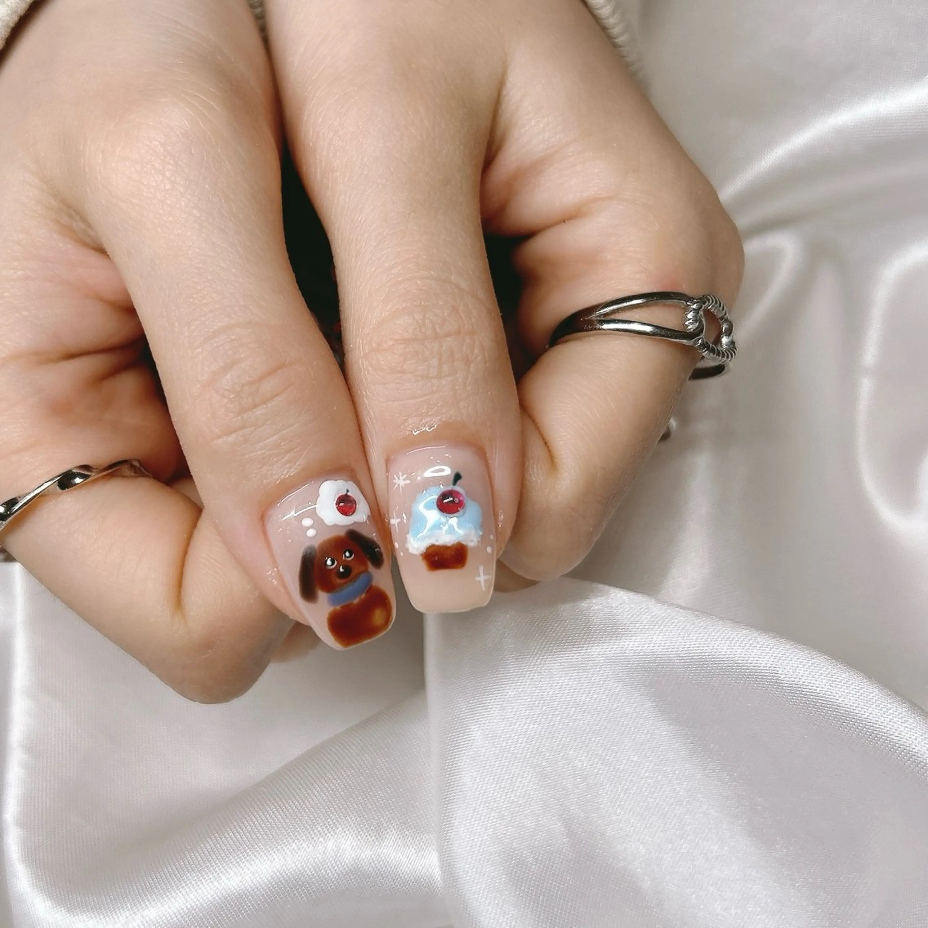 ネイル ハンドネイル junna のぞいてねのネイルデザイン