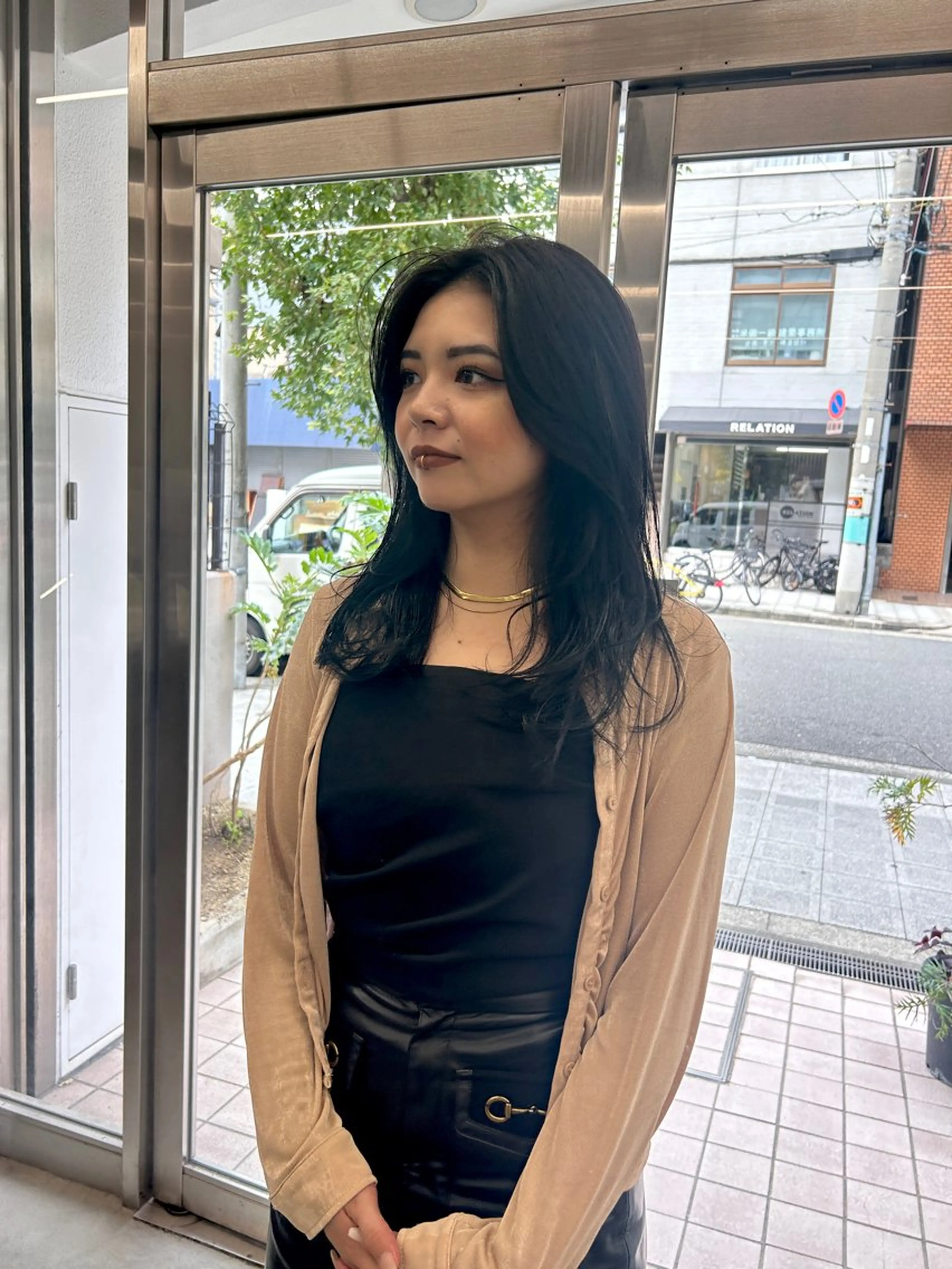 韓国×海外風 くびれレイヤー＋艶カラー🇺🇸🇰🇷🦋の写真