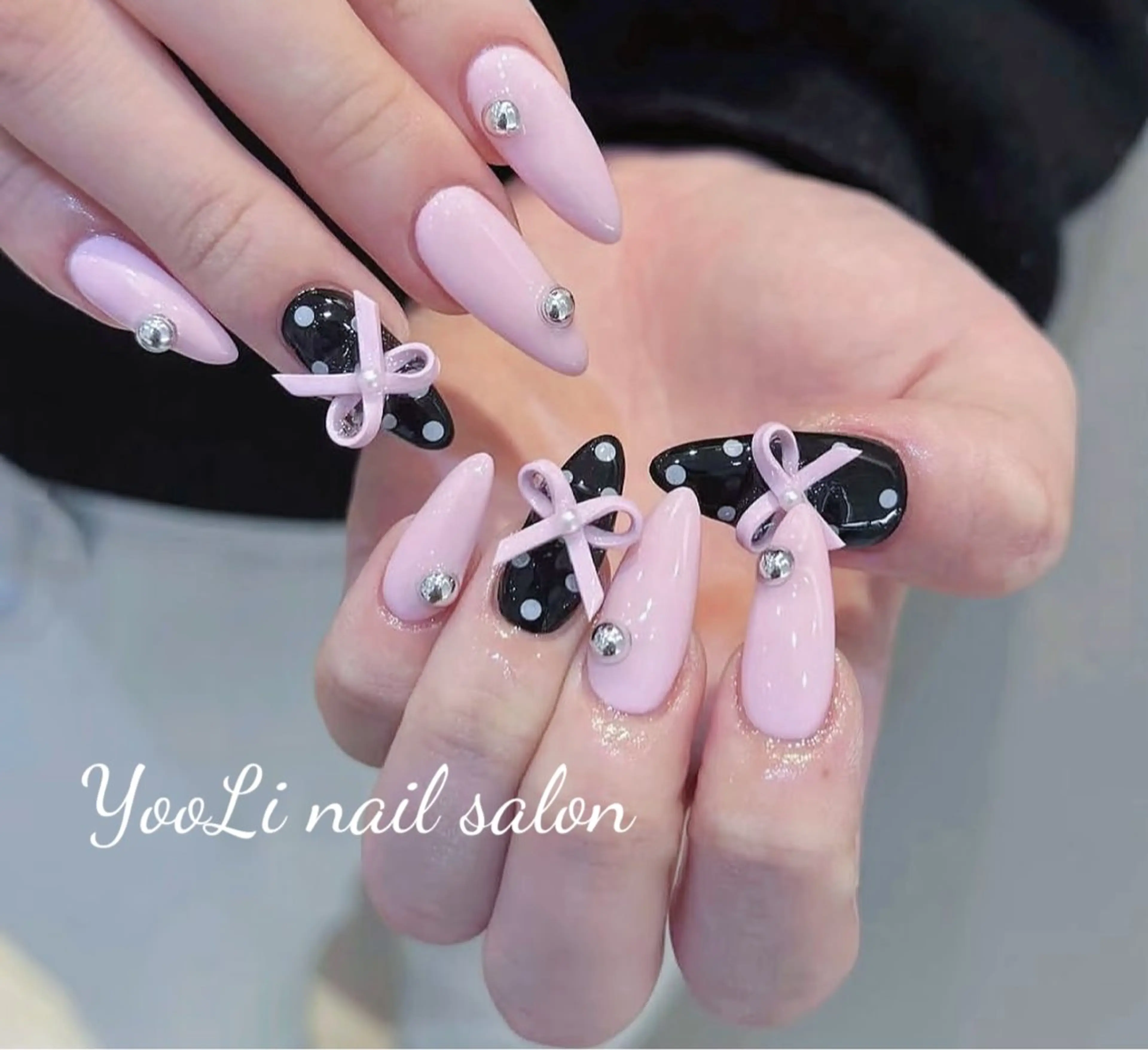 ネイル アートネイル オーロラネイル チークネイル フレンチネイル ガラスフレンチ ハンドネイル 🎀🎀YooLi Nail Salonのネイルデザイン