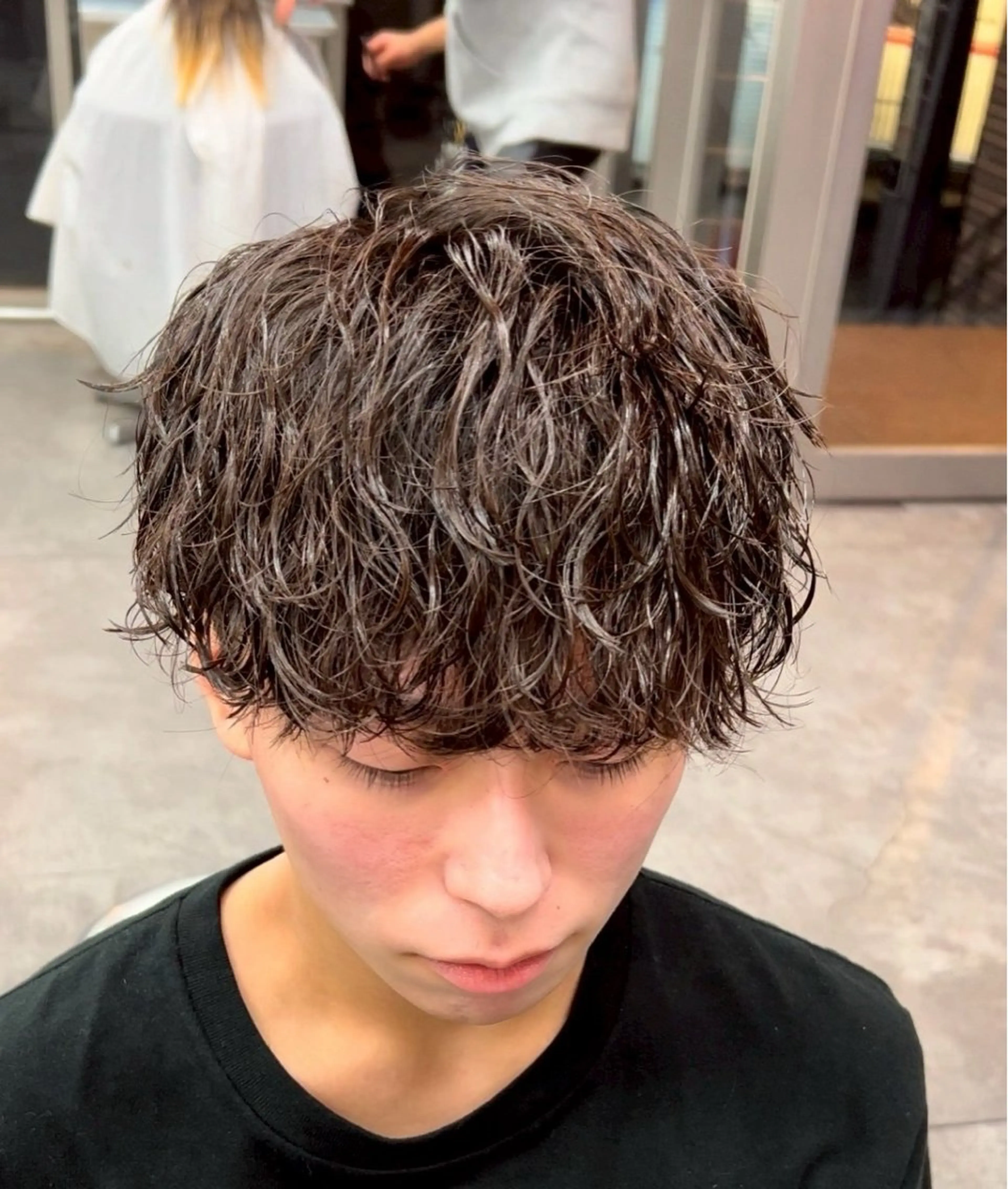 パーマ メンズ メンズカット/パーマ Tomomi💙のヘアスタイル