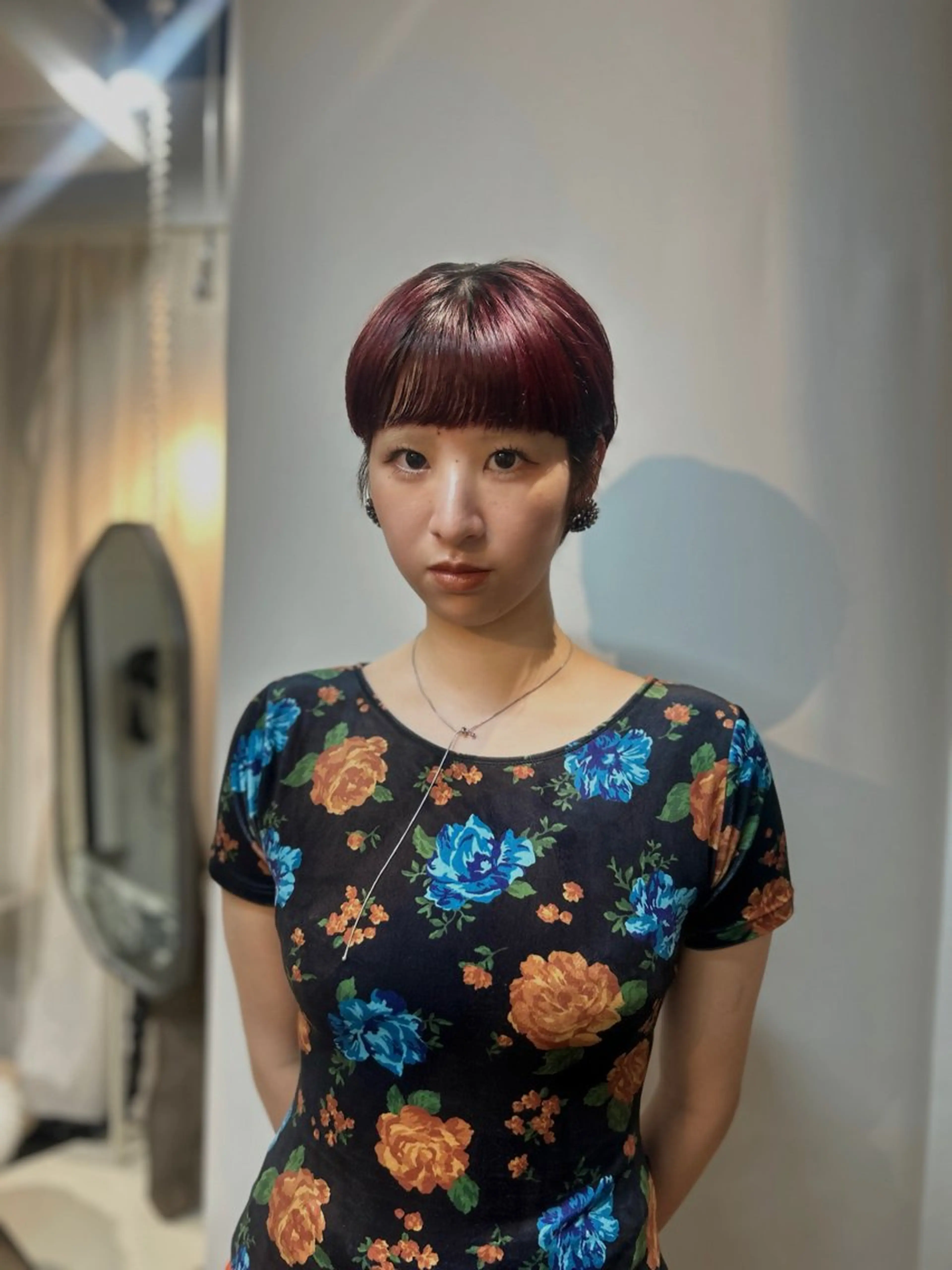 ショート カラー ベリーショート レッドカラー ショートヘア suiu所属・カラーモデル募集中♪ nanamiのヘアスタイル