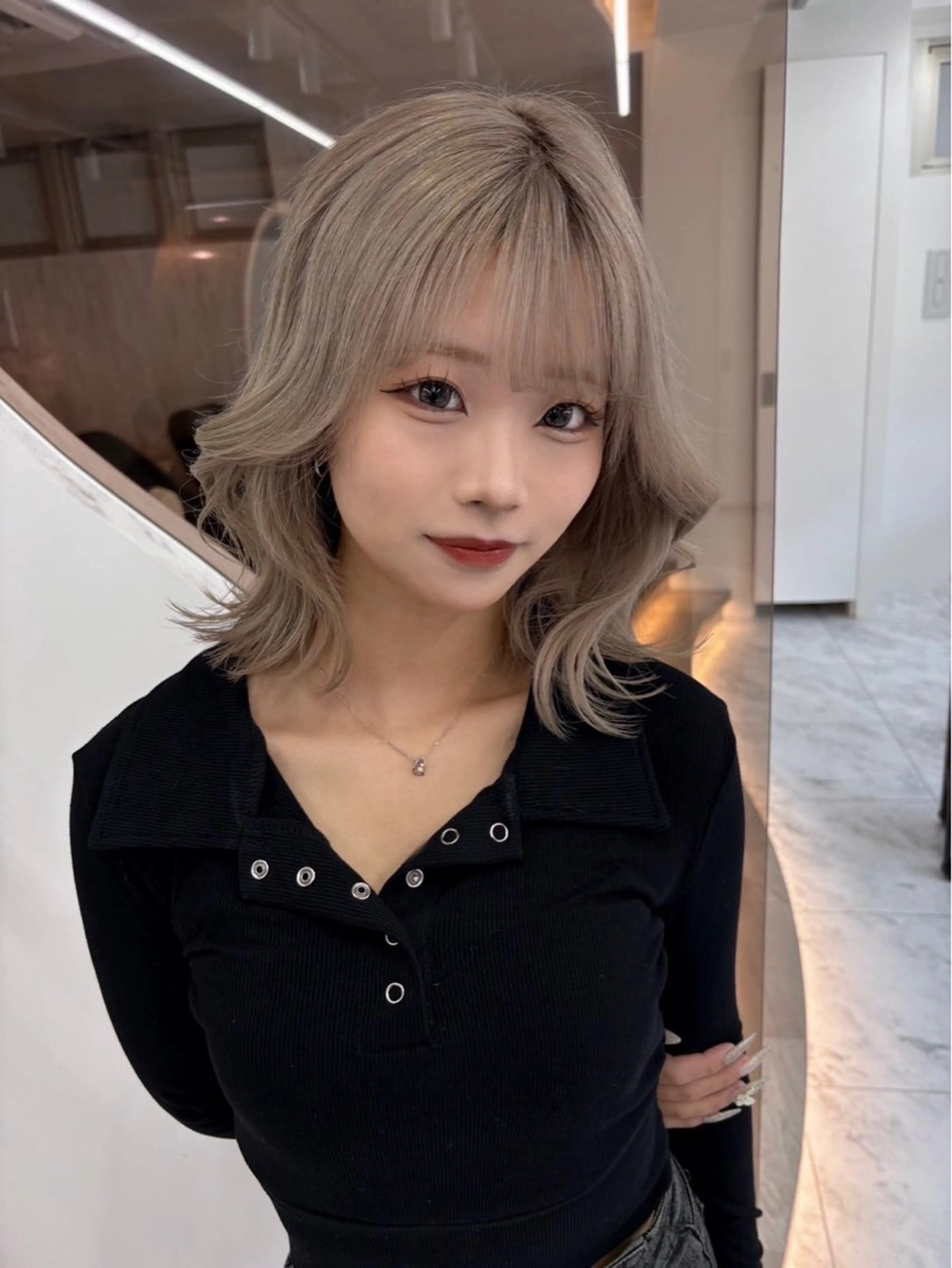 ミディアム ヘアカラー 北九州①の艶髪師♥️ ♣️♦️♠️翔大のヘアスタイル