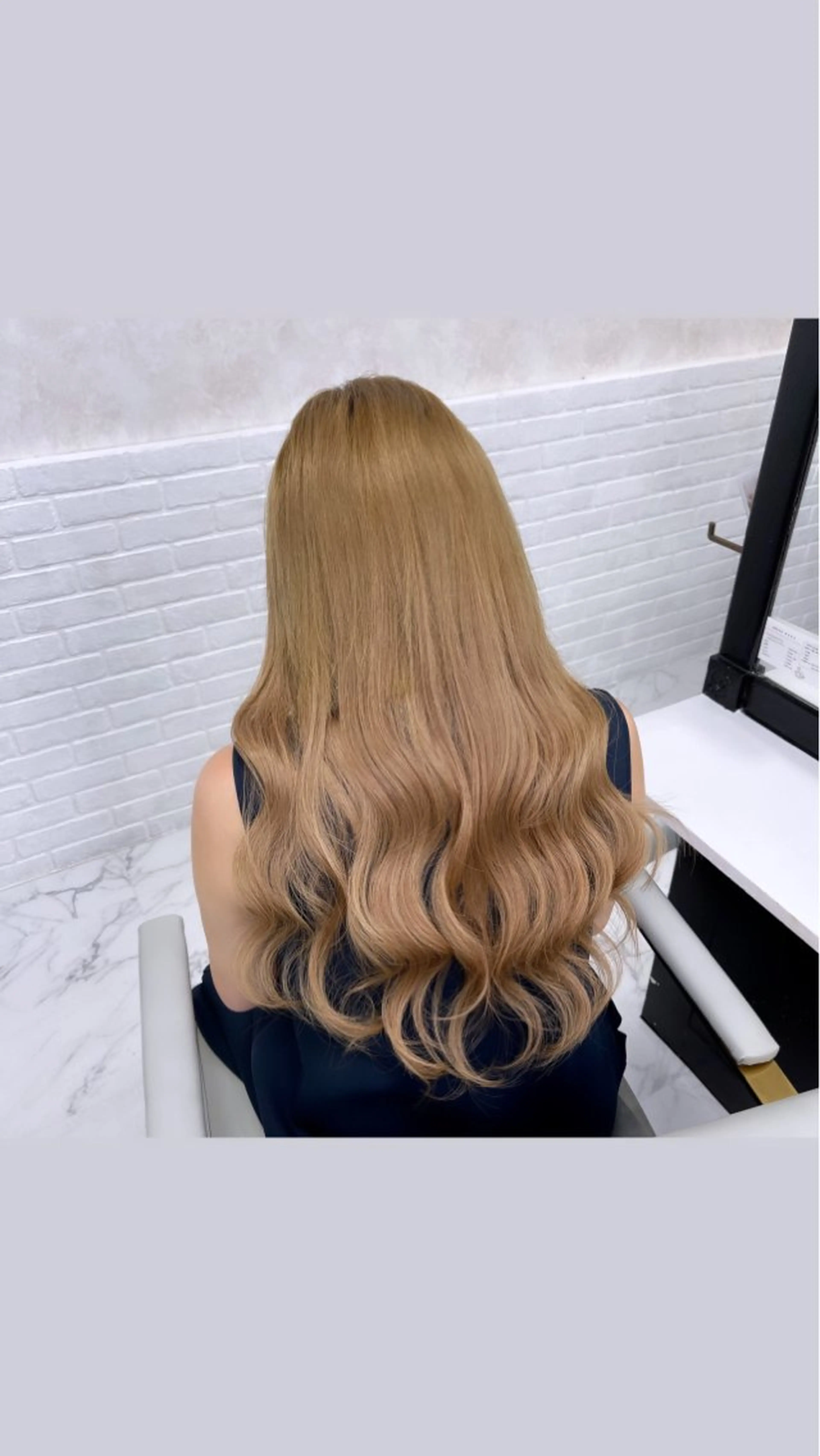 ロング カラー tace新宿 めいのヘアスタイル