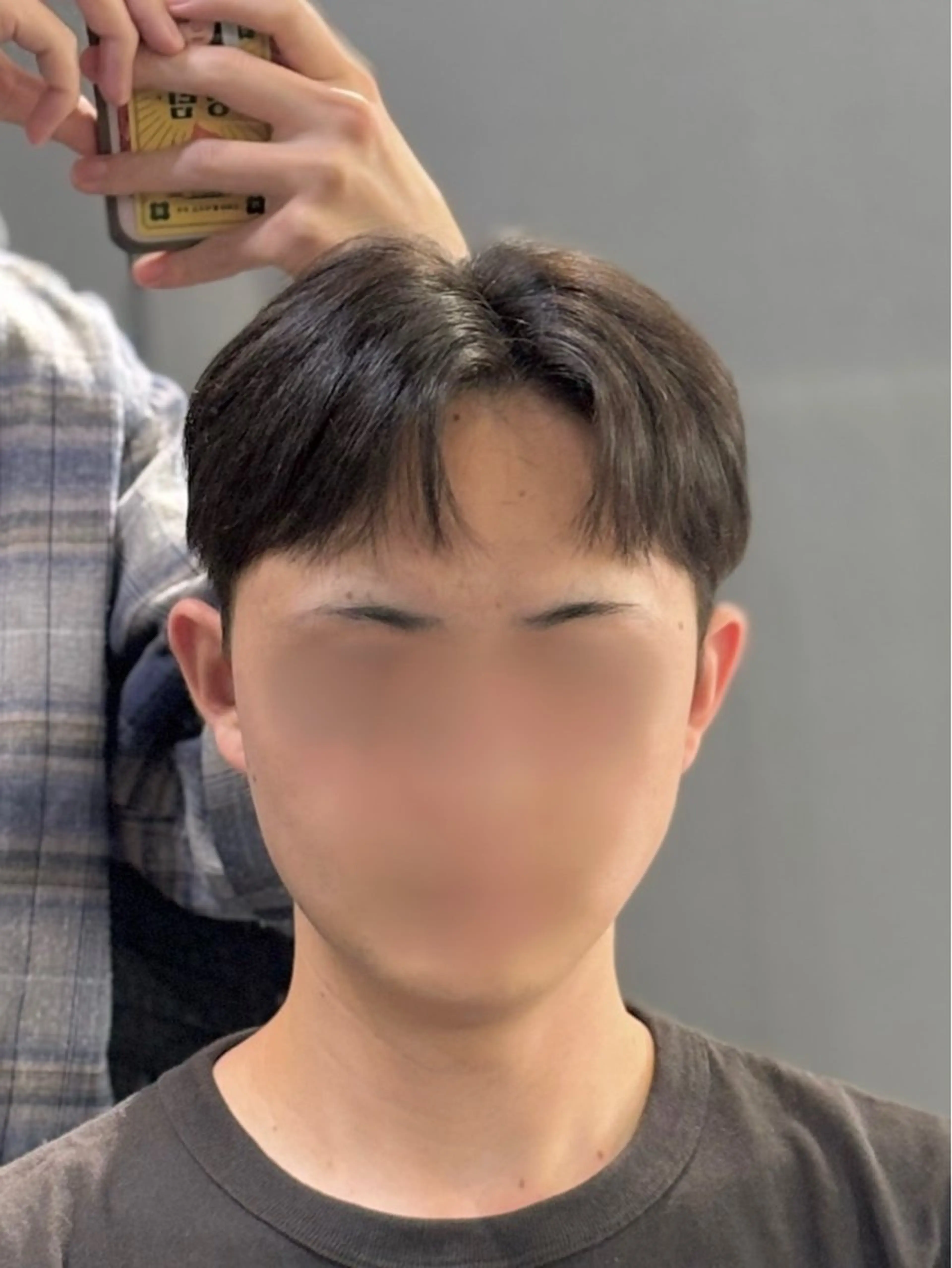 ショート パーマ メンズ カット トリートメント 韓国メンズヘア/ ダウンパーマ/歩夢のヘアスタイル