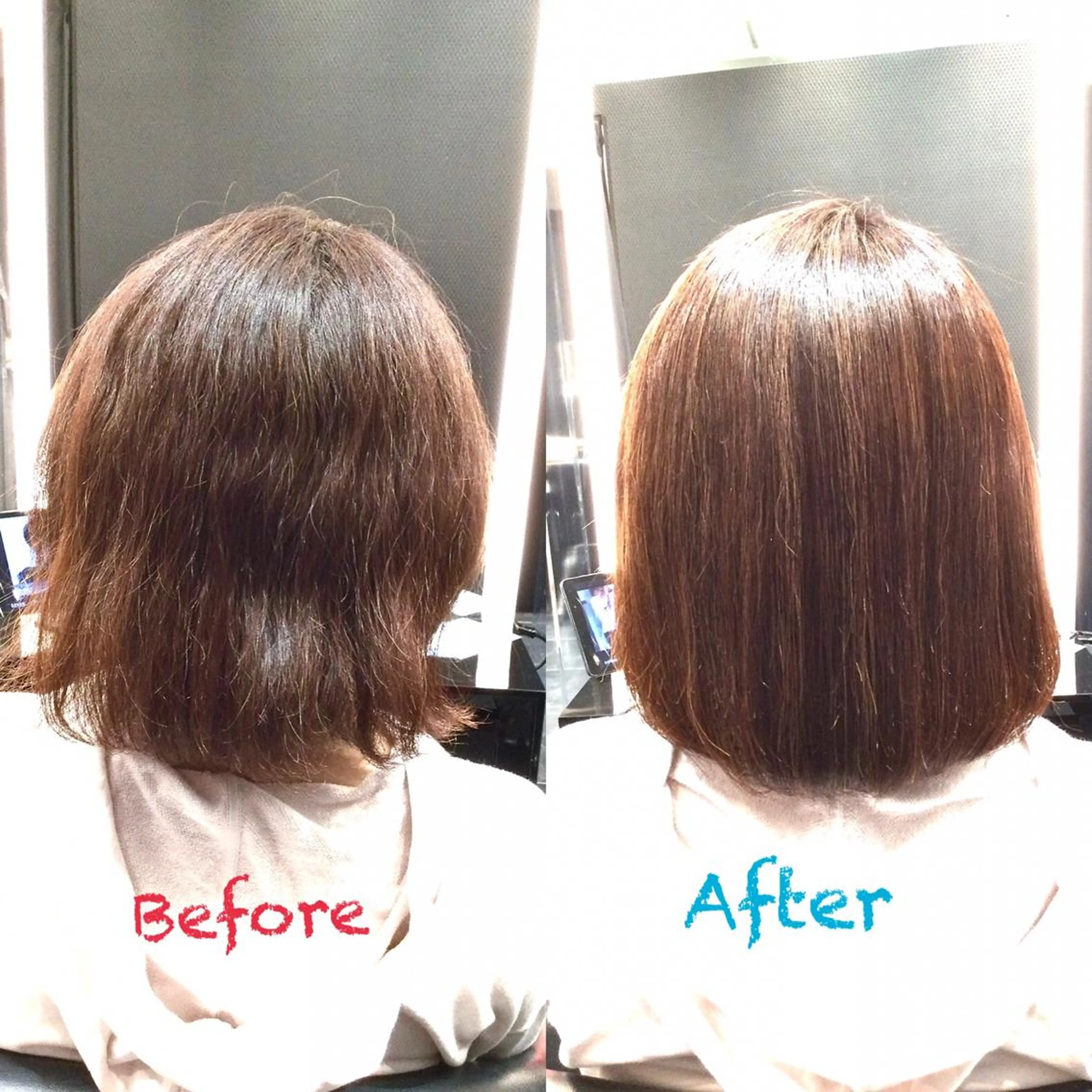 ミディアム カラー Annon プライベートサロンのヘアスタイル