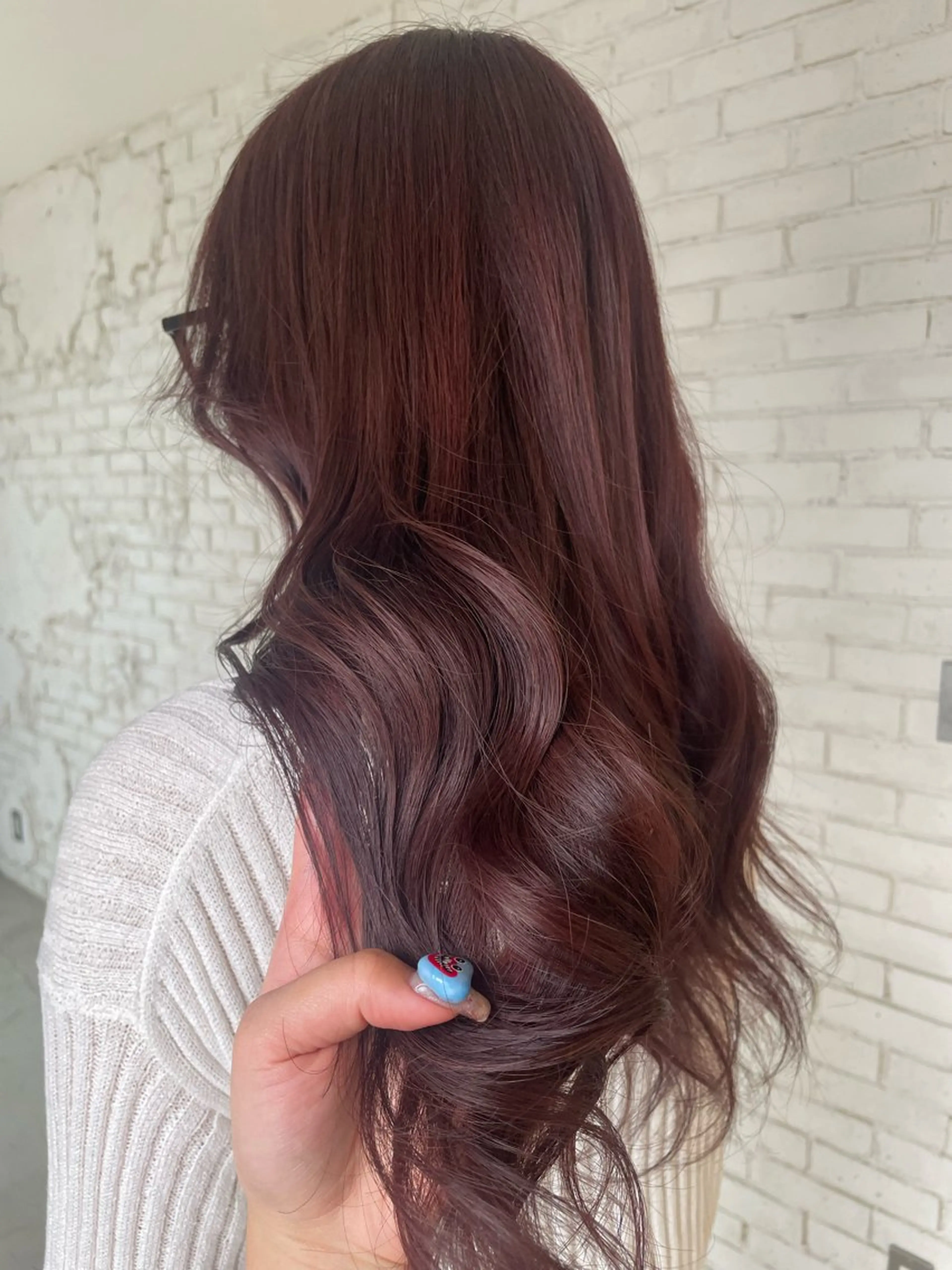 ロング カラー 艶ハイトーン👑♡ NATSUKIのヘアスタイル