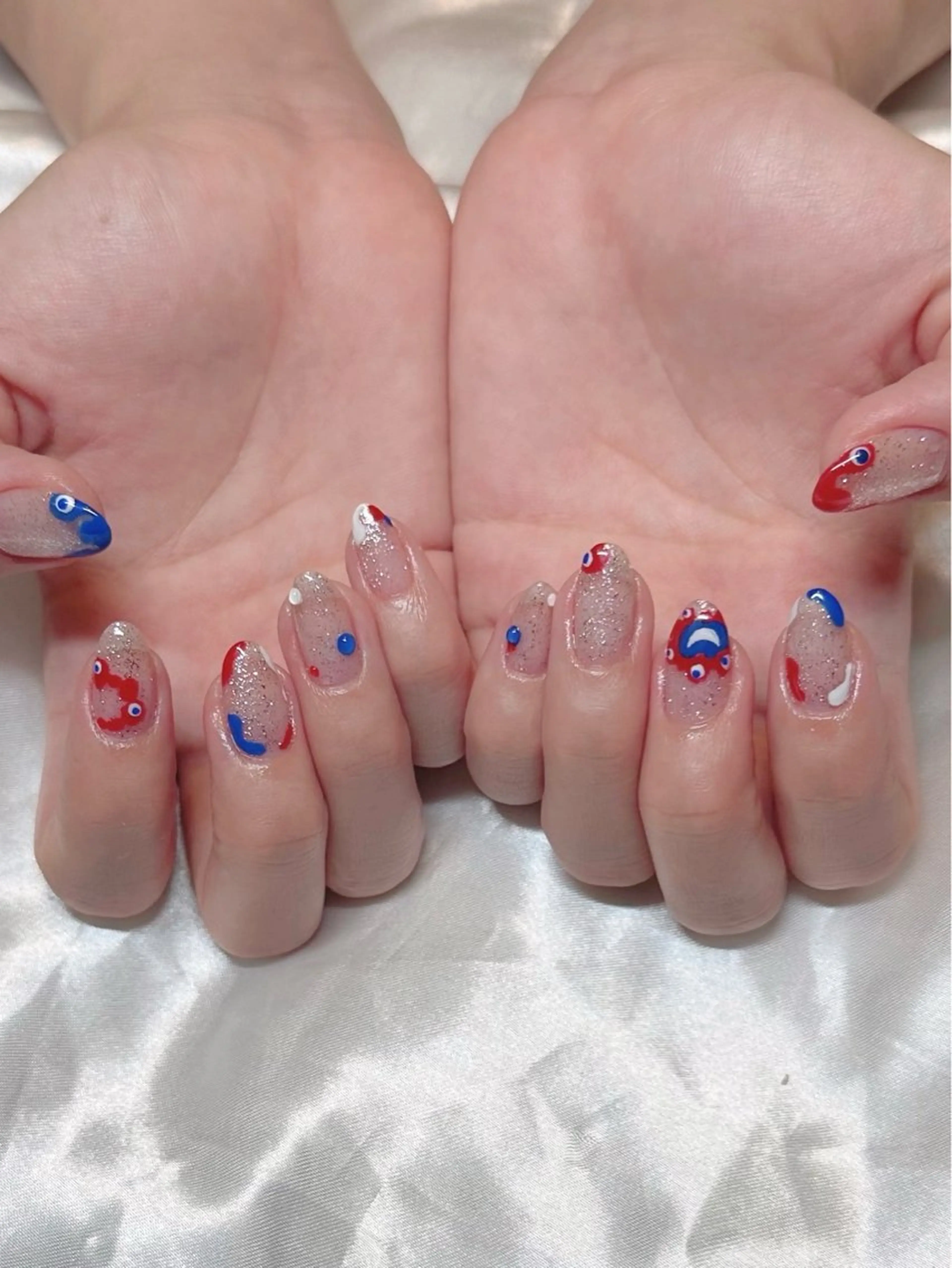 【初回オフ無料】 持ち込み可有料パーツつけ放題🎀ゴテゴテデザインコースの写真