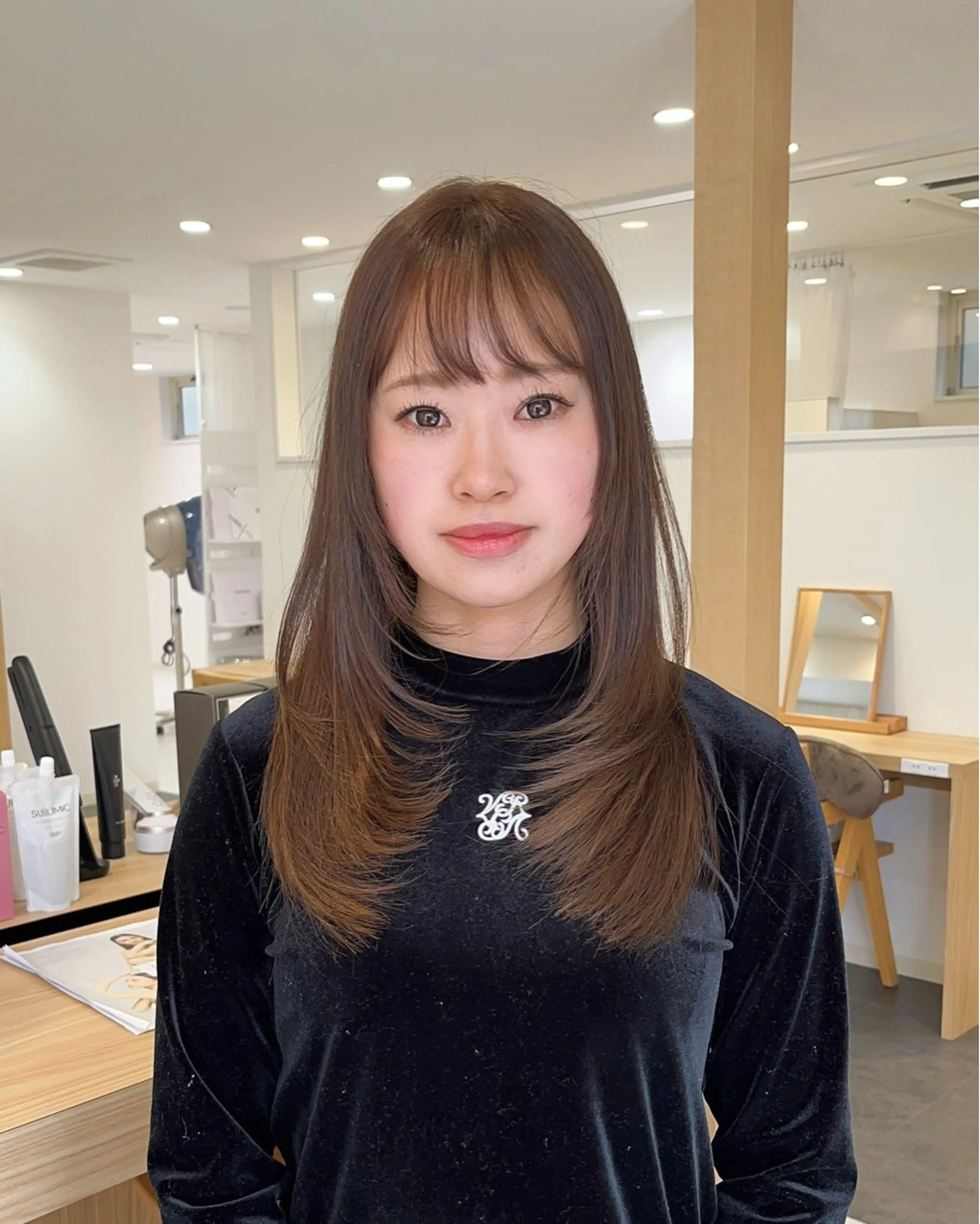 ロング MIZUKI🫧ྀི 韓国ヘアAFLOATのヘアスタイル