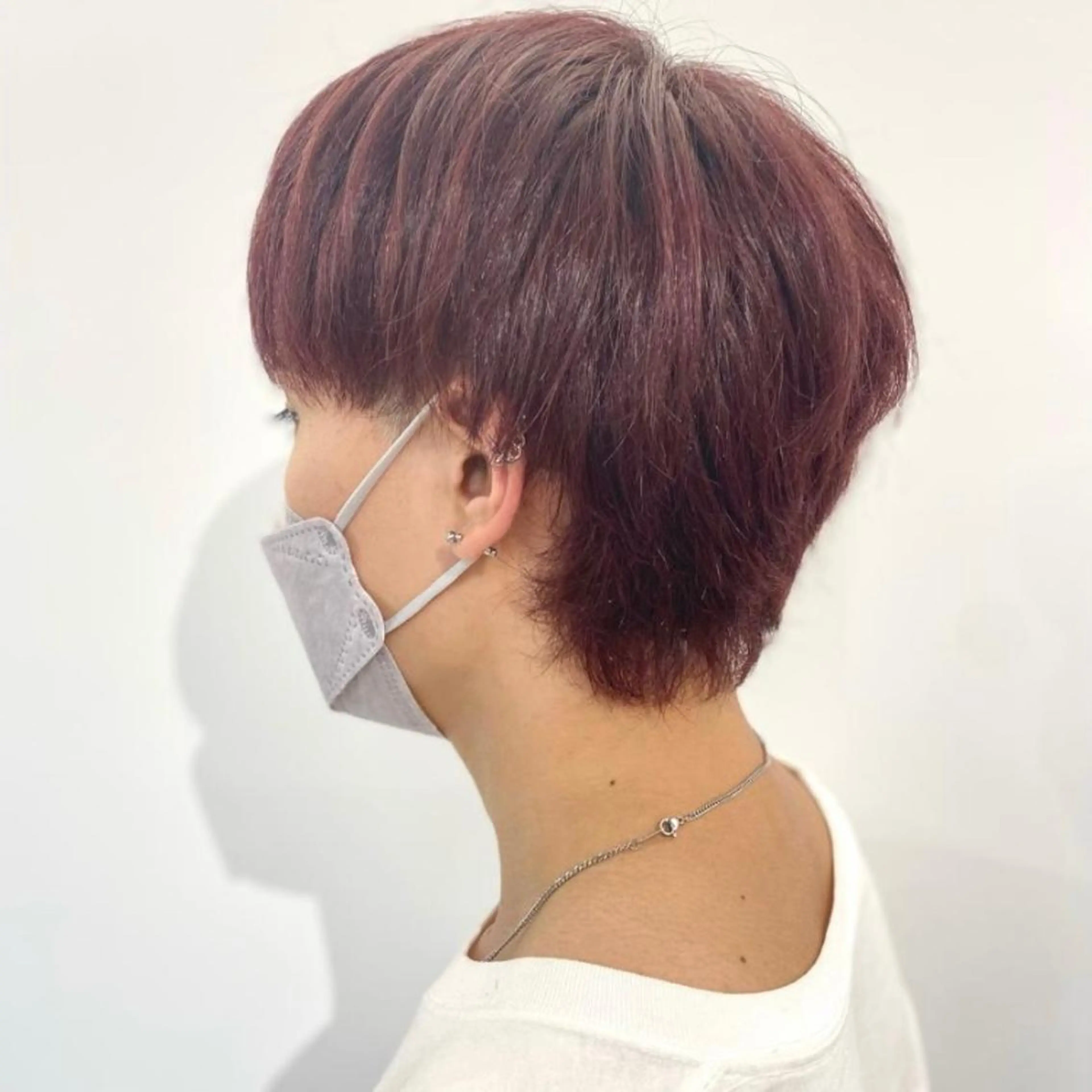 カラー ブリーチ レッドカラー 🫧カラー＆エクステ 専門🤍松下🫧のヘアスタイル