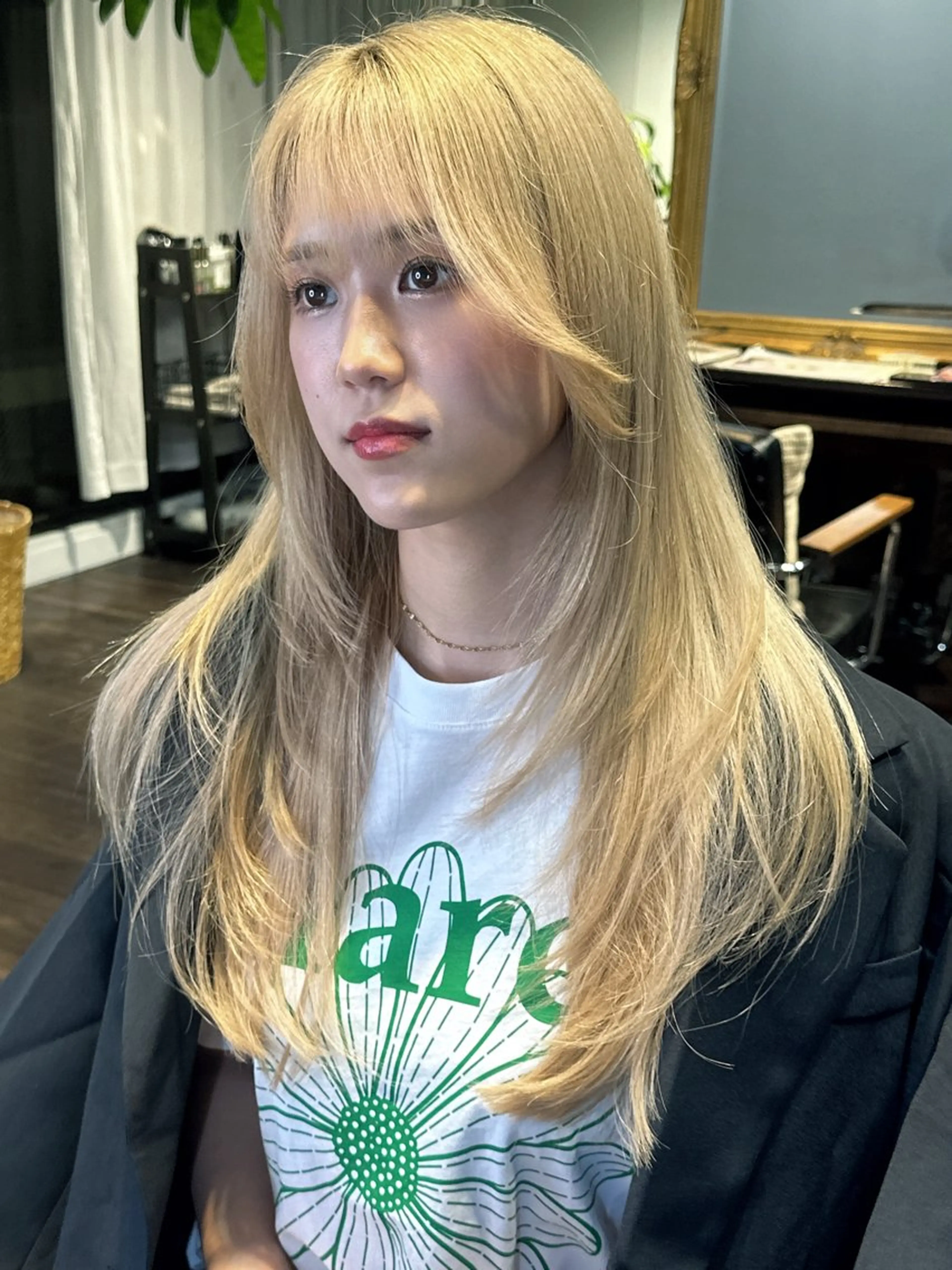 ロング カラー カット 暖色/ミルクティー /レイヤー/マリア♡のヘアスタイル