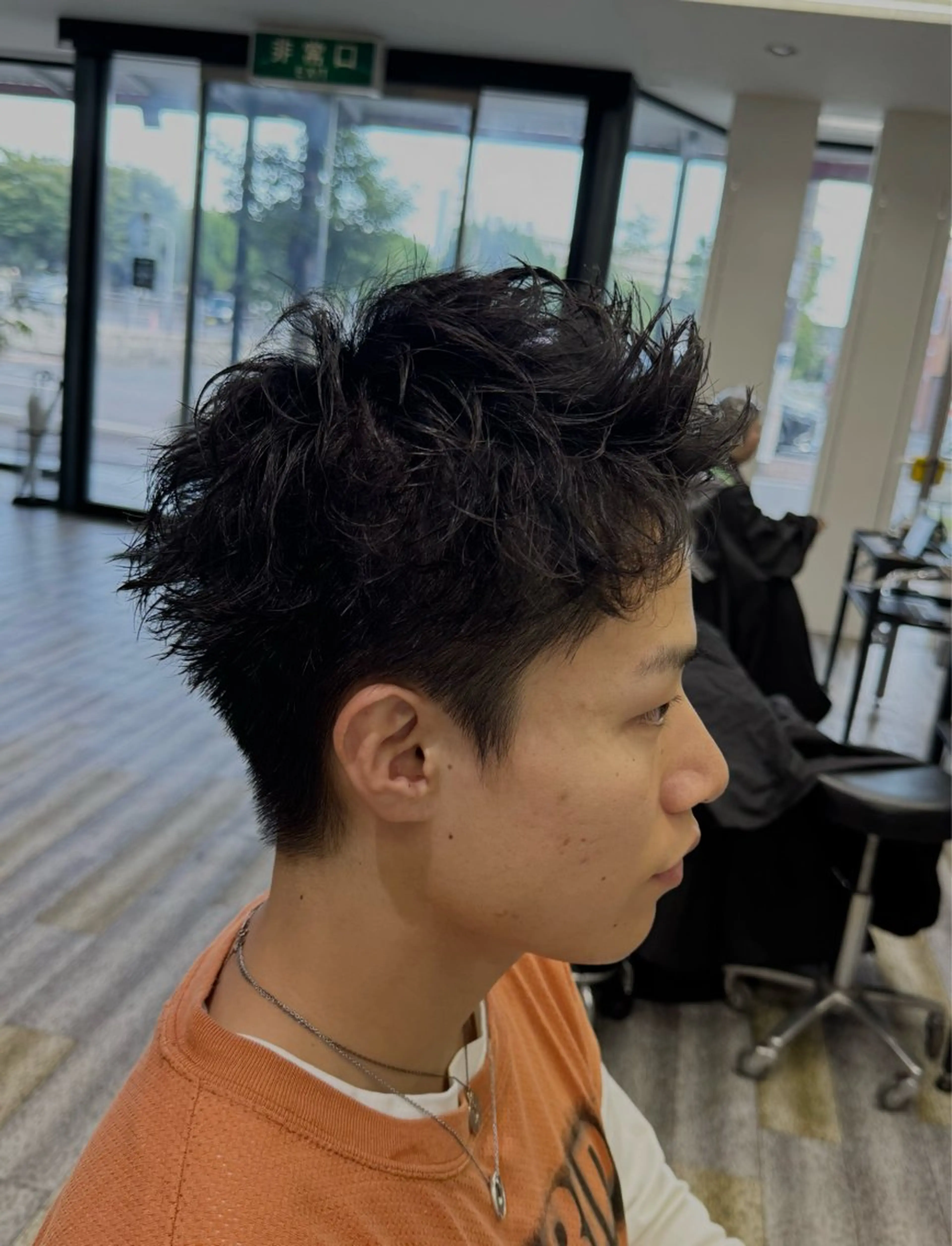 ショート パーマ メンズ カット パーマ 【メンズ特化】岩瀬 武【メンズパーマ】のヘアスタイル