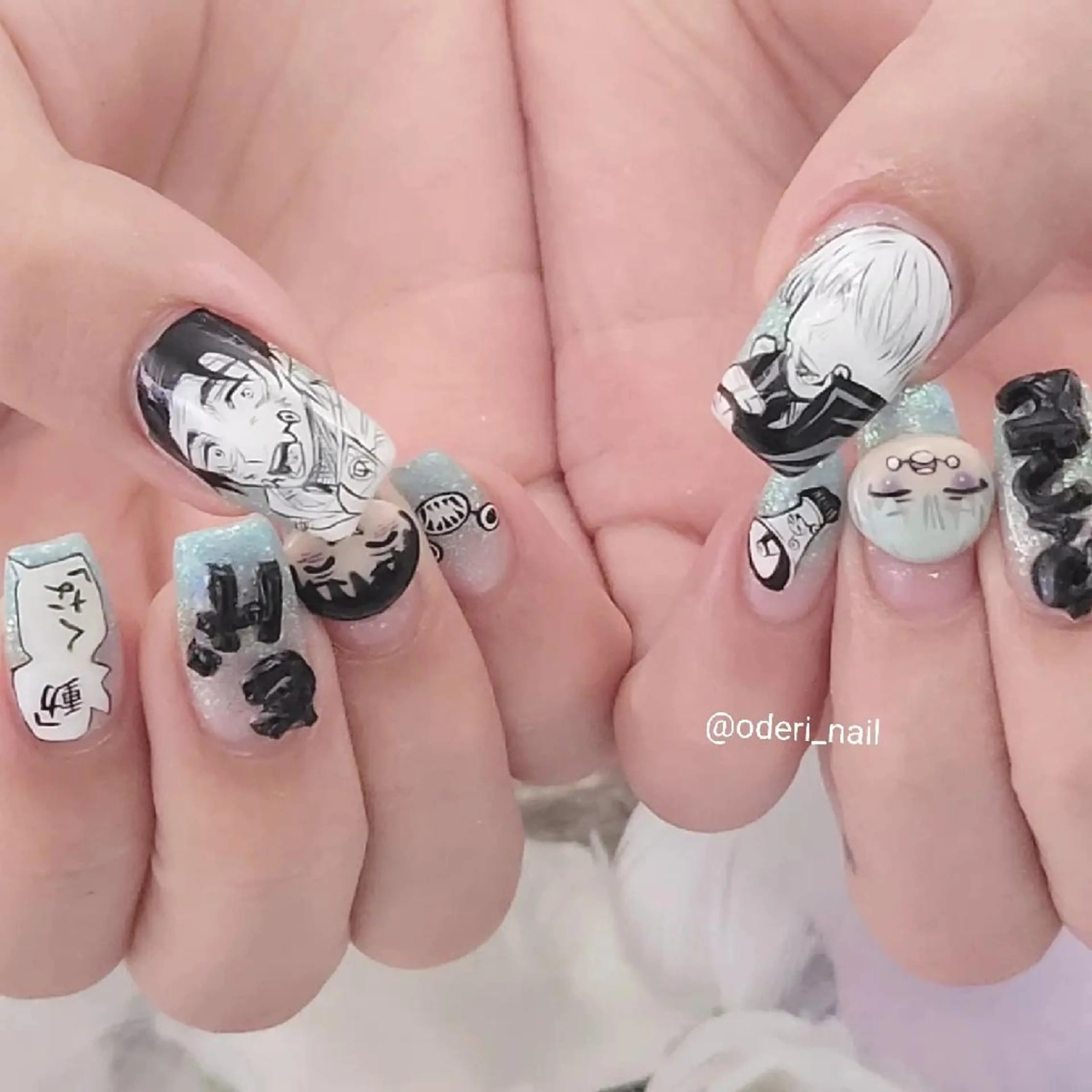 ネイル アートネイル ジェルネイル おで@ oderi_nailのネイルデザイン