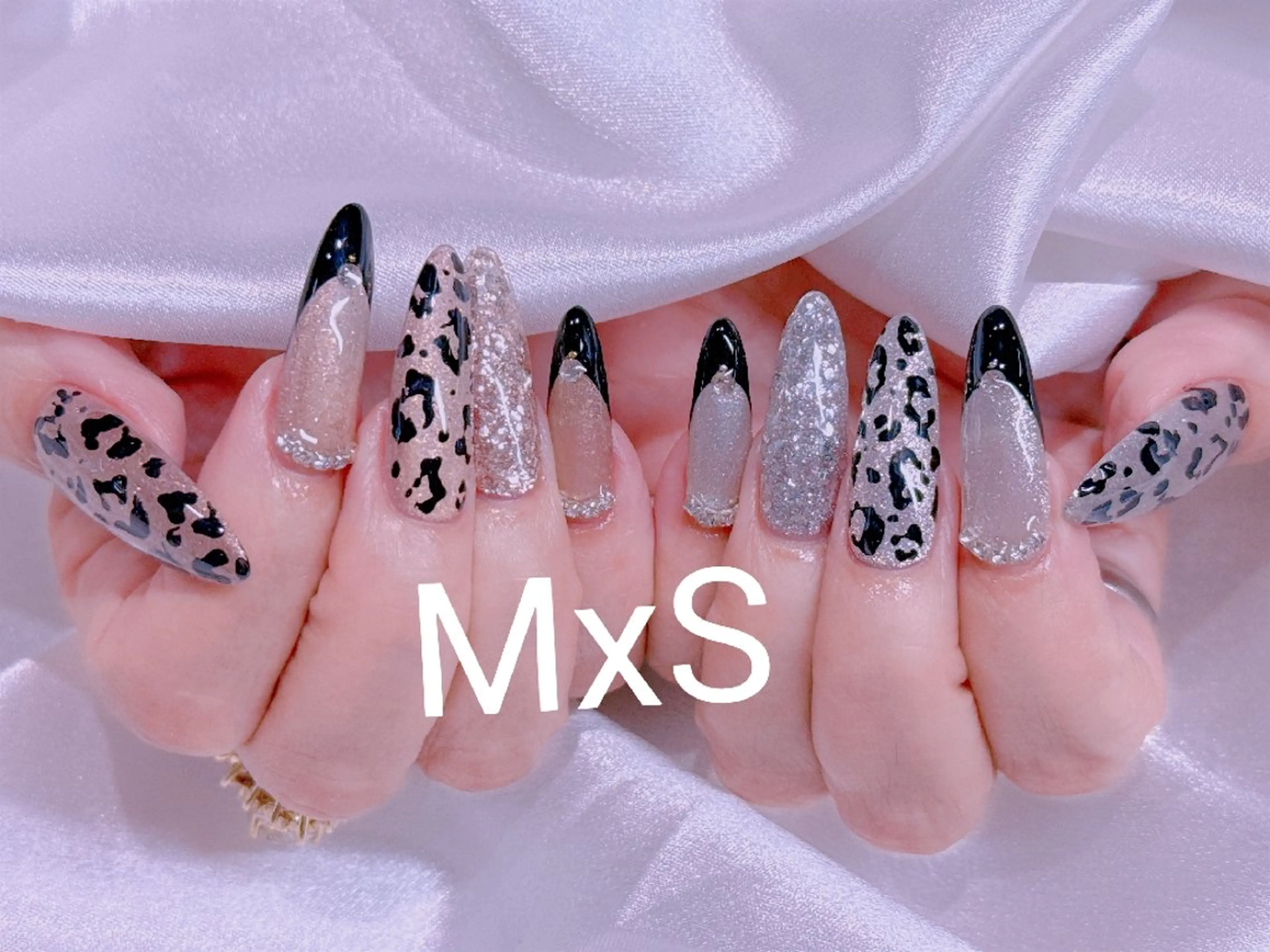 ネイル ハンドネイル ハンドケア MxS Nail(長さだし/フィルイン/マグネット/韓国ネイル/ワンホンネイル/ワンカラー)所属・MxS リィリィのネイルデザイン