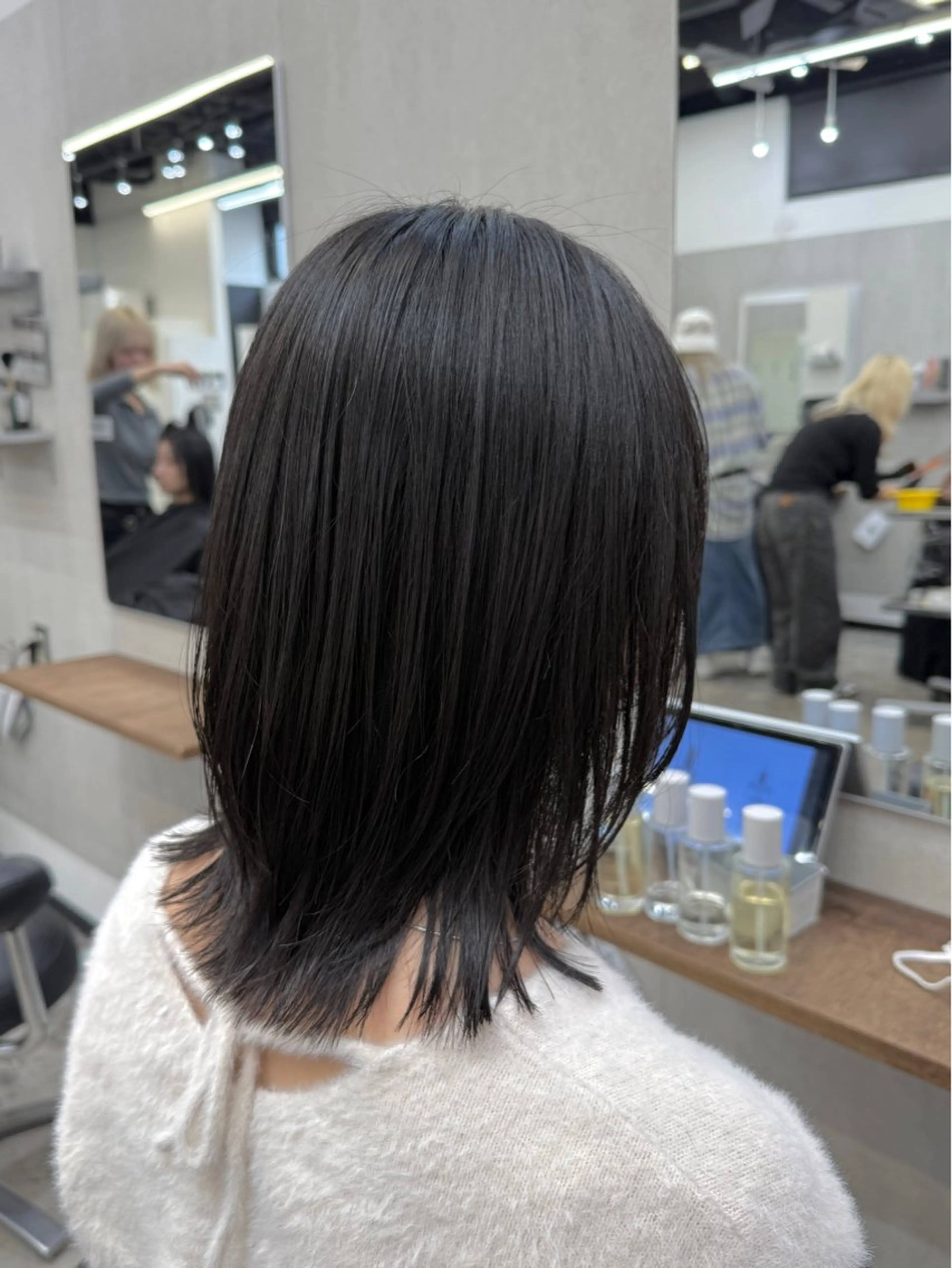 ミディアム カット カット¥1100 / 𝙍𝙪𝙣𝙖⟡.のヘアスタイル