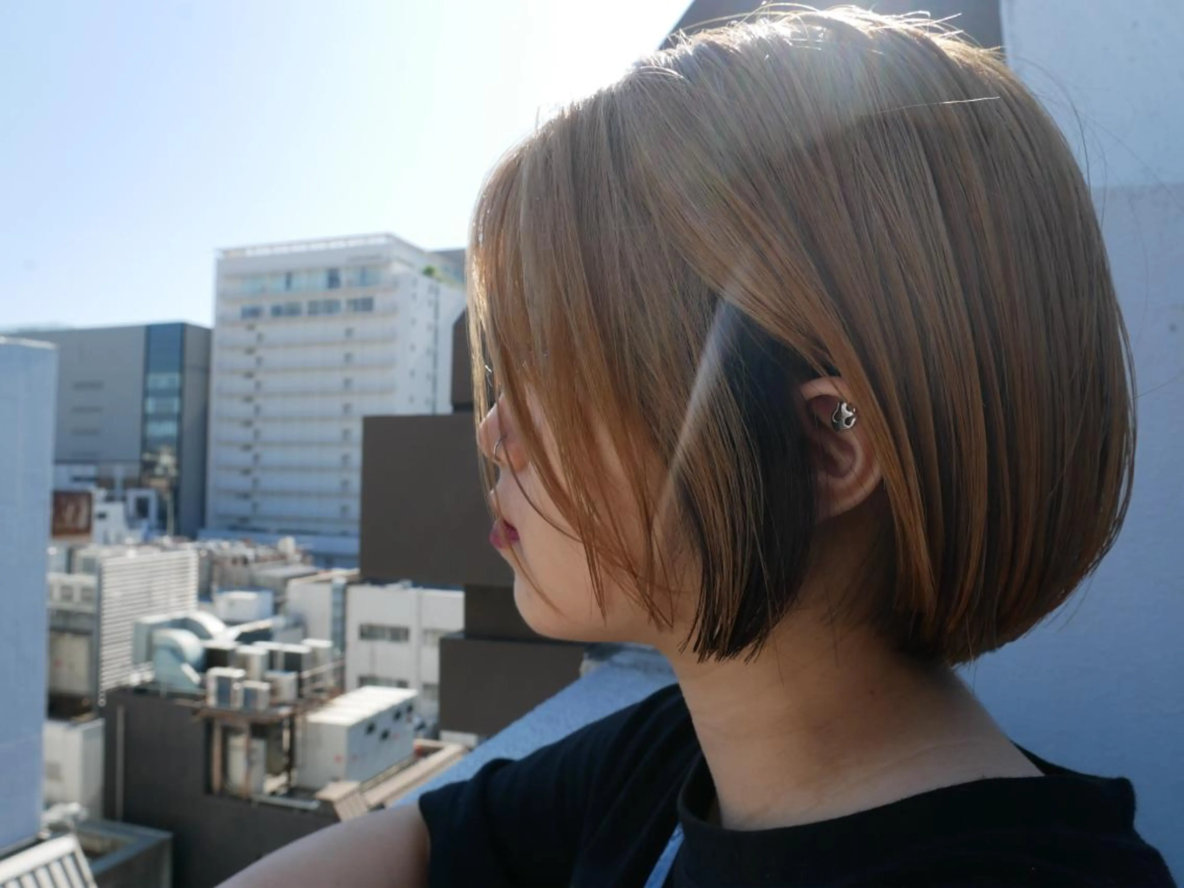 ショート カラー 片山美穂 心斎橋・北堀江のヘアスタイル