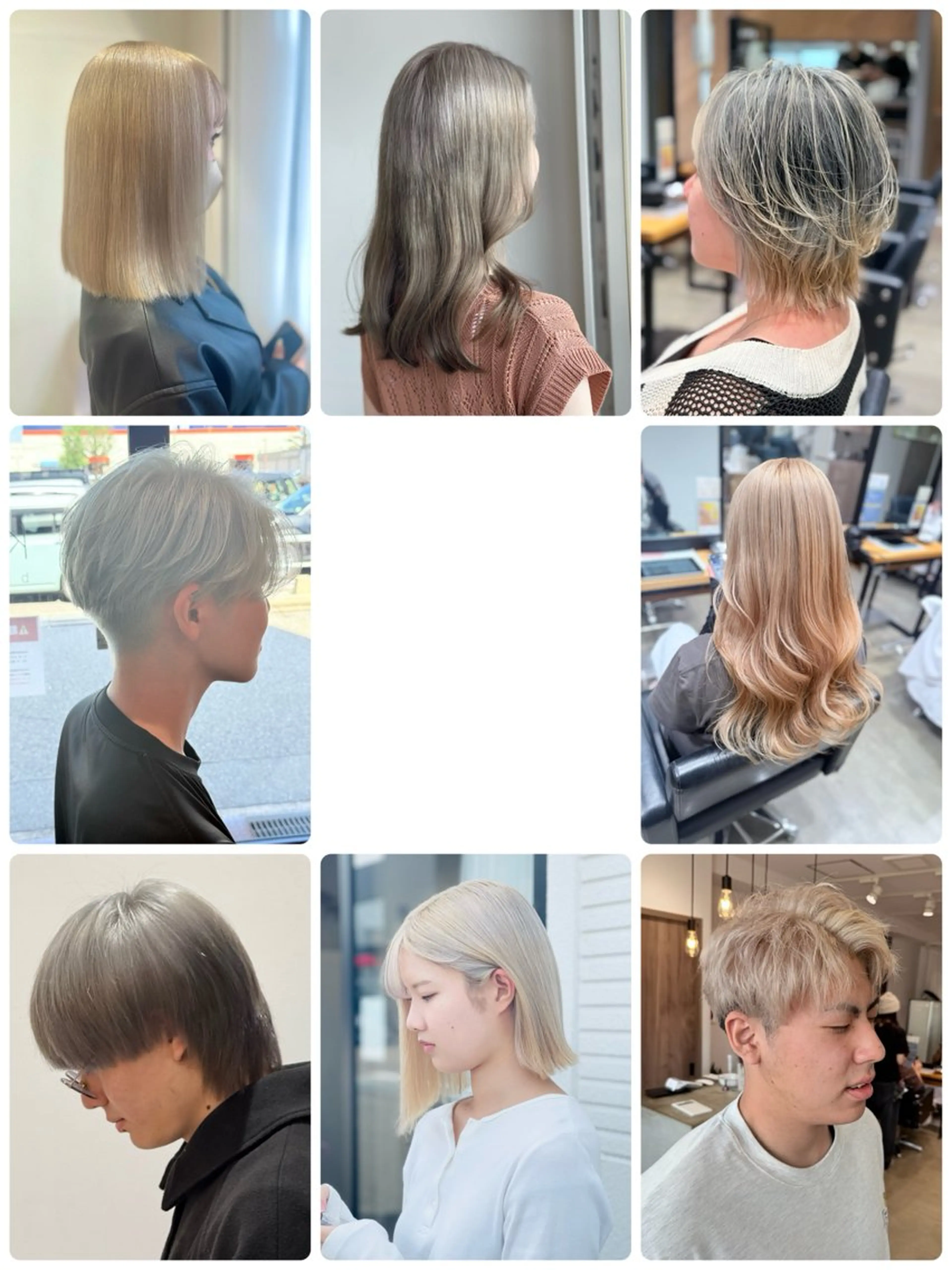 🦋🕊超ハイトーンカラー【ブリーチ2回​〜​】 追加ブリーチは+5000円の写真