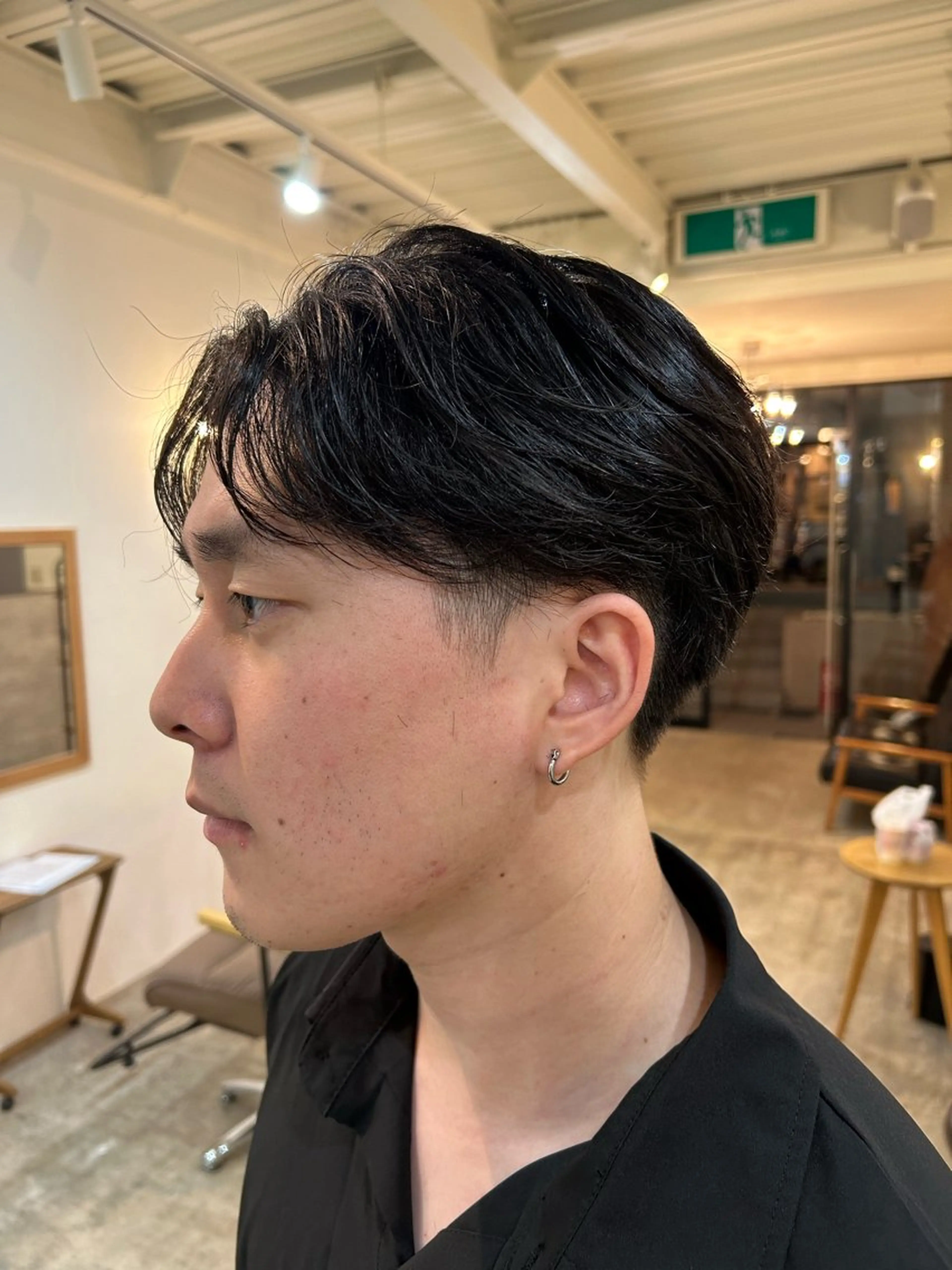 メンズ センターパート mer所属・小島 大輝 /レディースカットのヘアスタイル