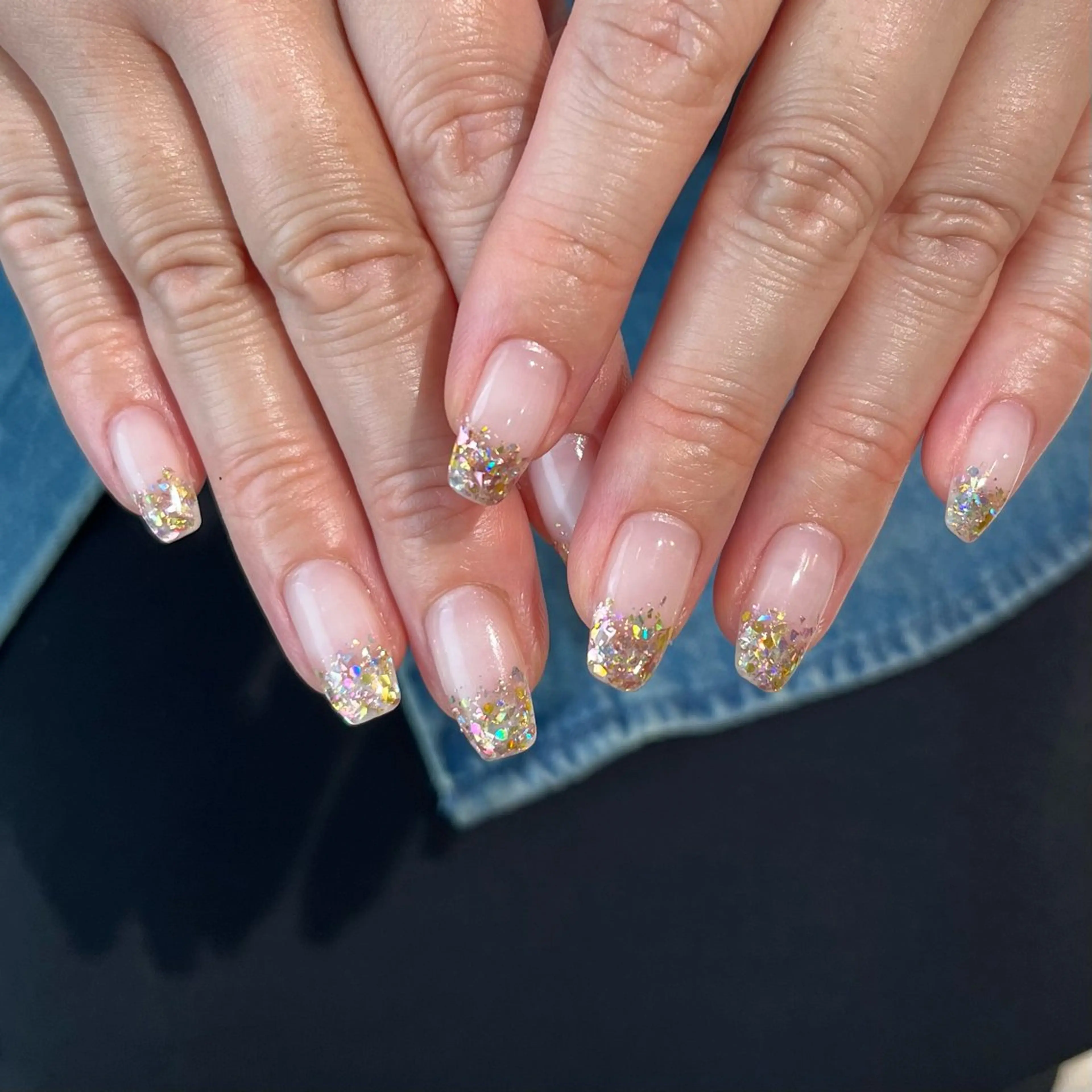 ネイル グラデーション ラメ(グリッター) ラメグラデーション 市本 葵のネイルデザイン