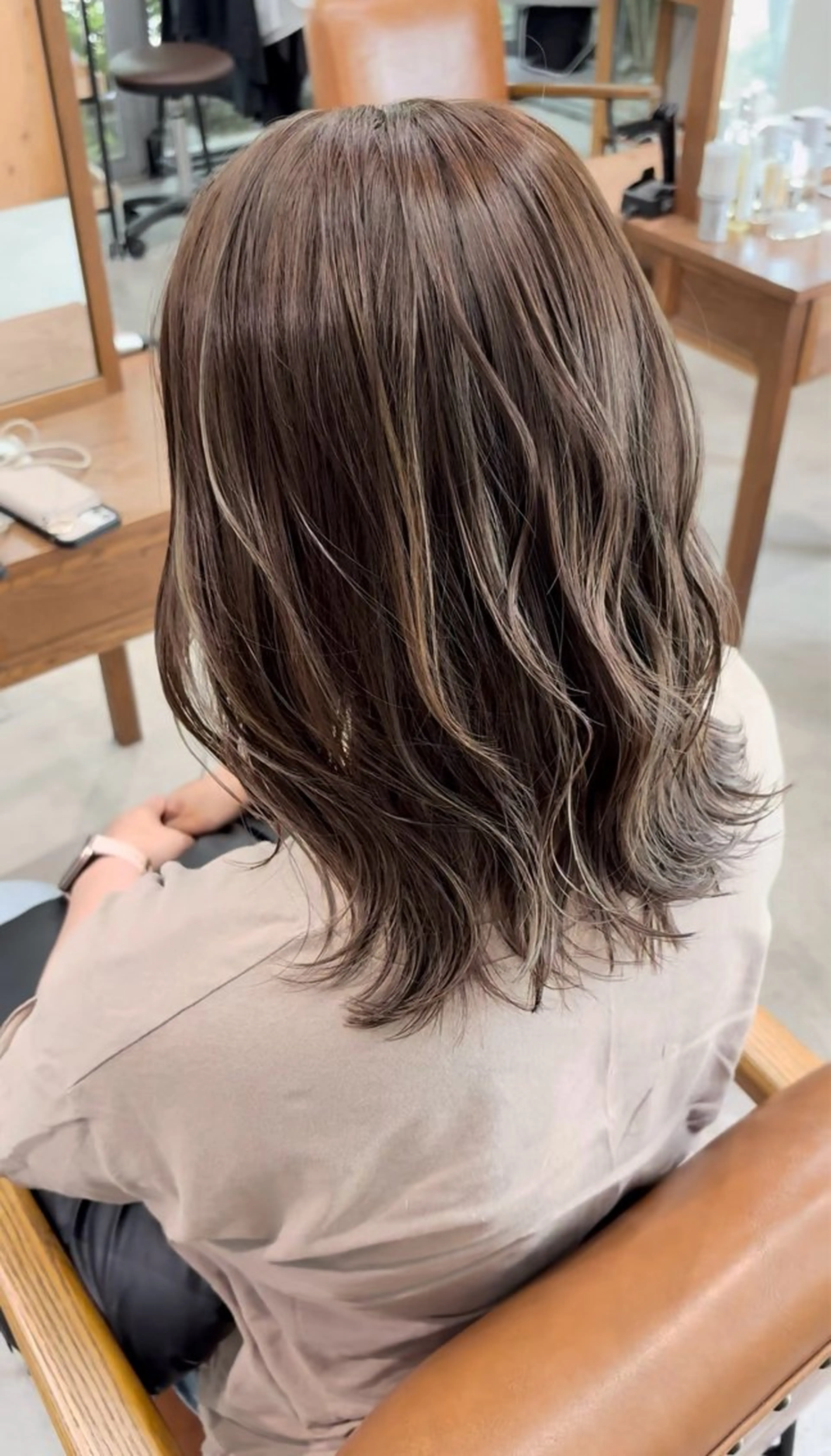 ミディアム カット ヘアカラー トリートメント Nicoru*所属・SONO 【一宮】のヘアスタイル