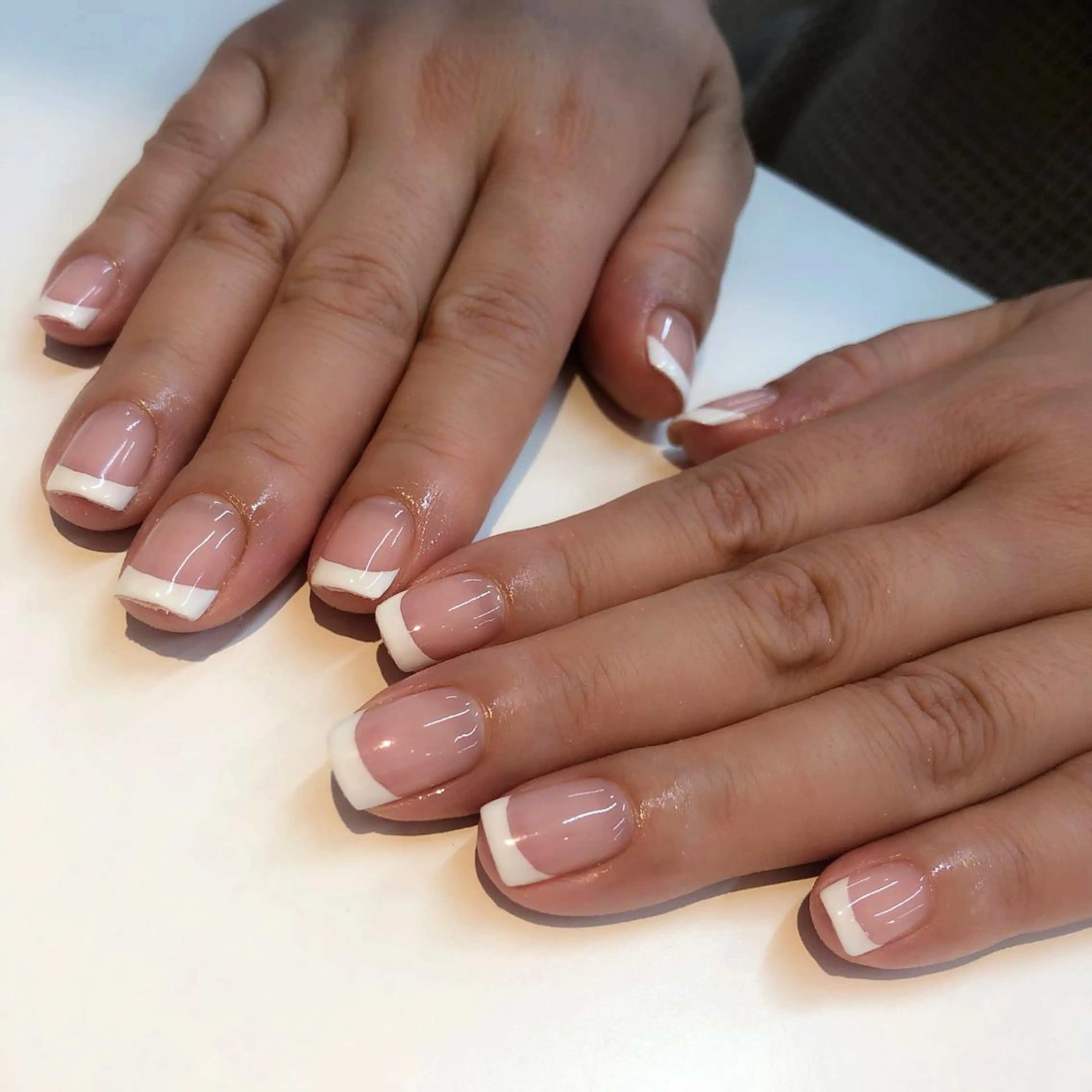 ネイル フレンチネイル シンプルネイル ネイルサロンolive所属・久米 奈津美のネイルデザイン