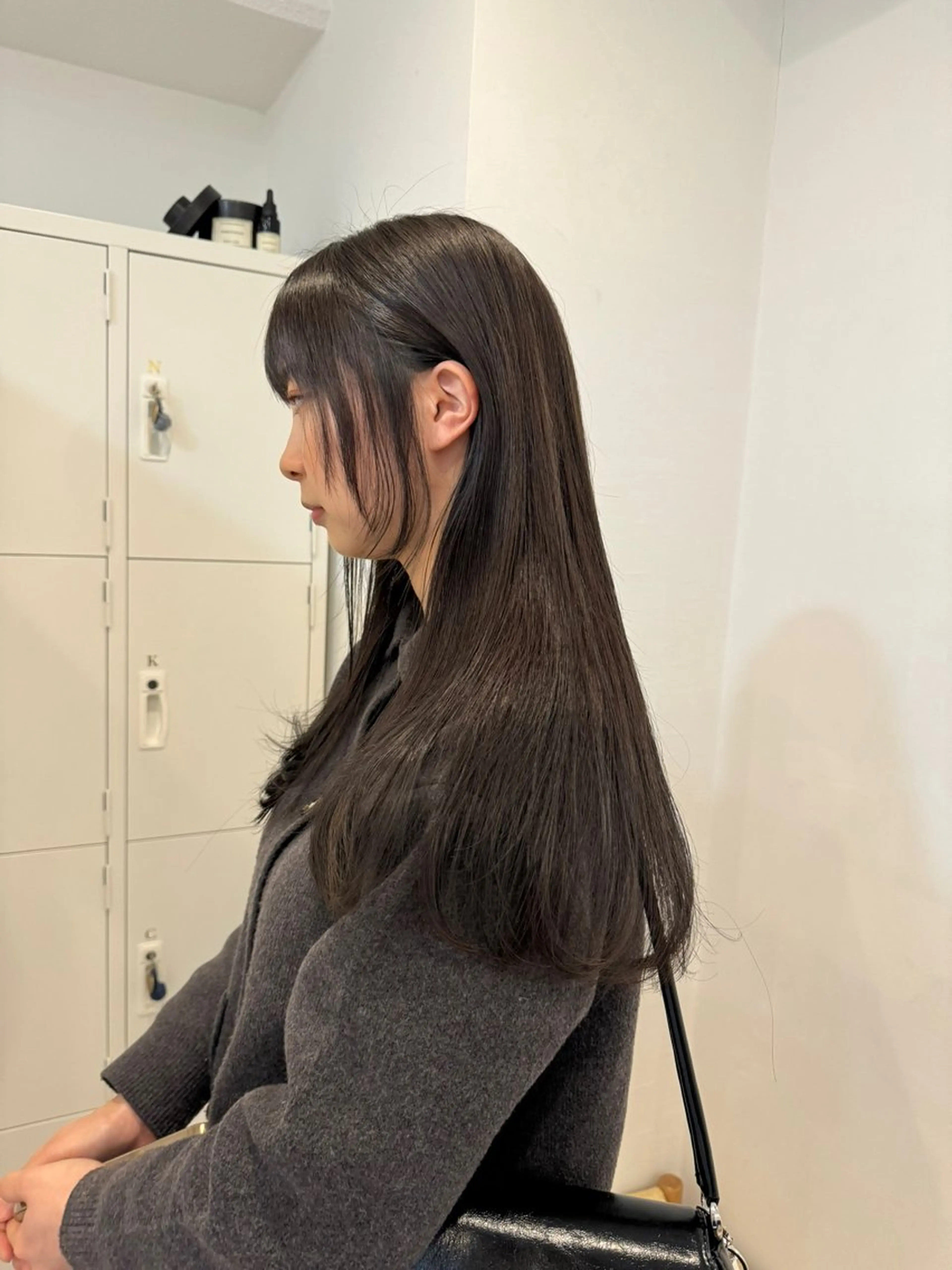 ロング カラー レイヤーカット ボブパーマNo.1のヘアスタイル