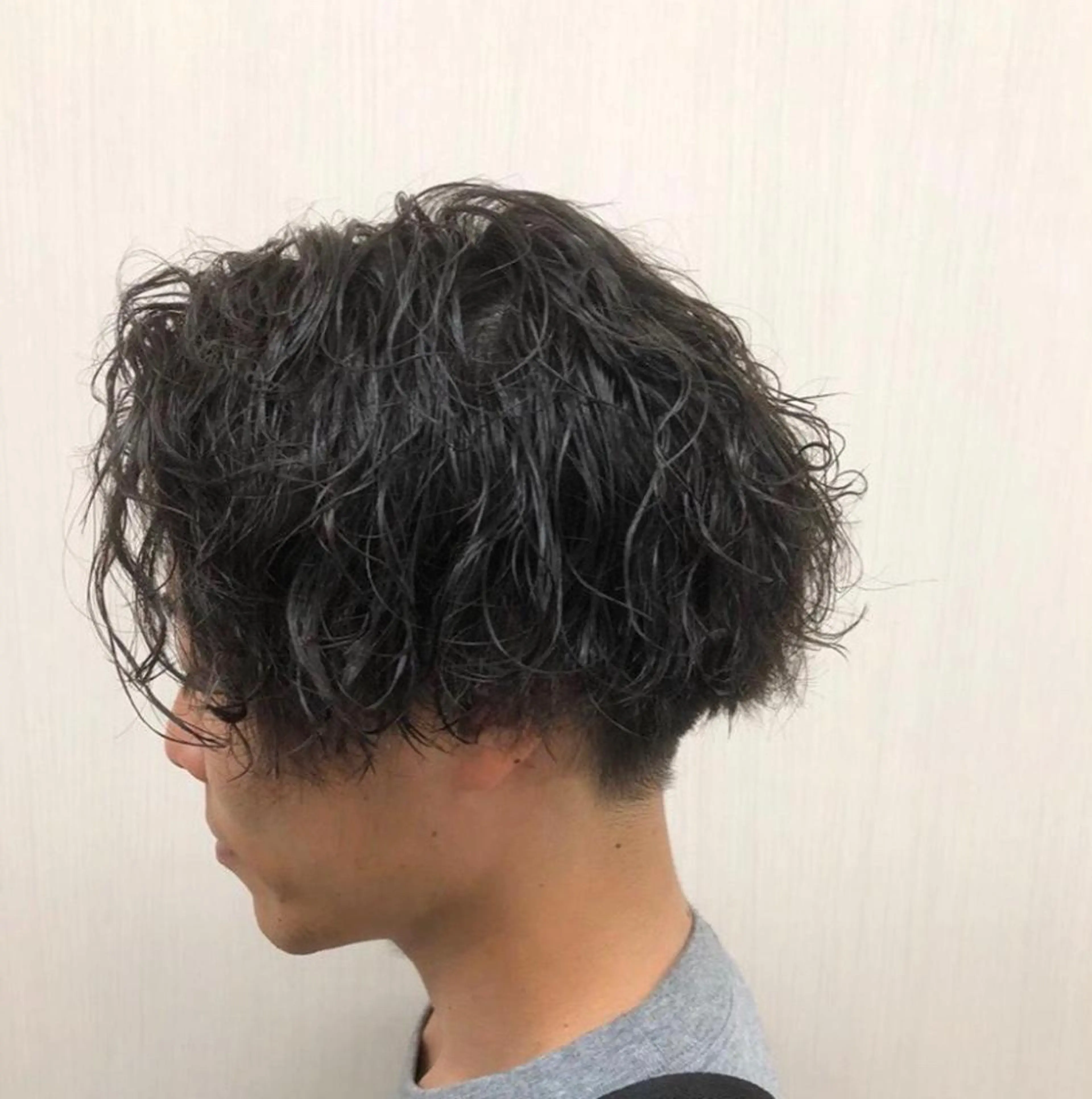 ショート パーマ メンズ フリーランス Ryu-nosukeのヘアスタイル