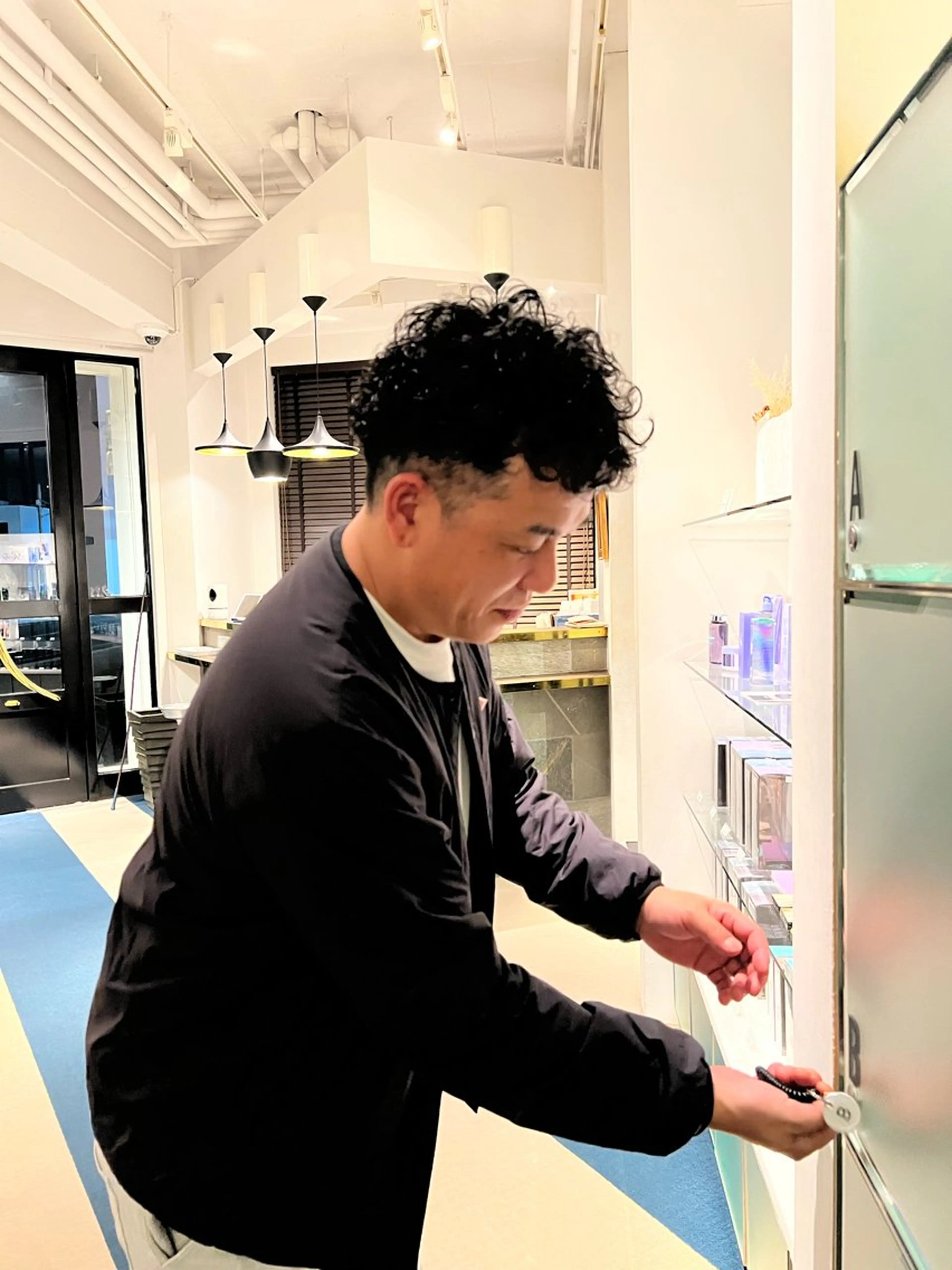 パーマ メンズ ムラコシヒカリ lapenseeのヘアスタイル