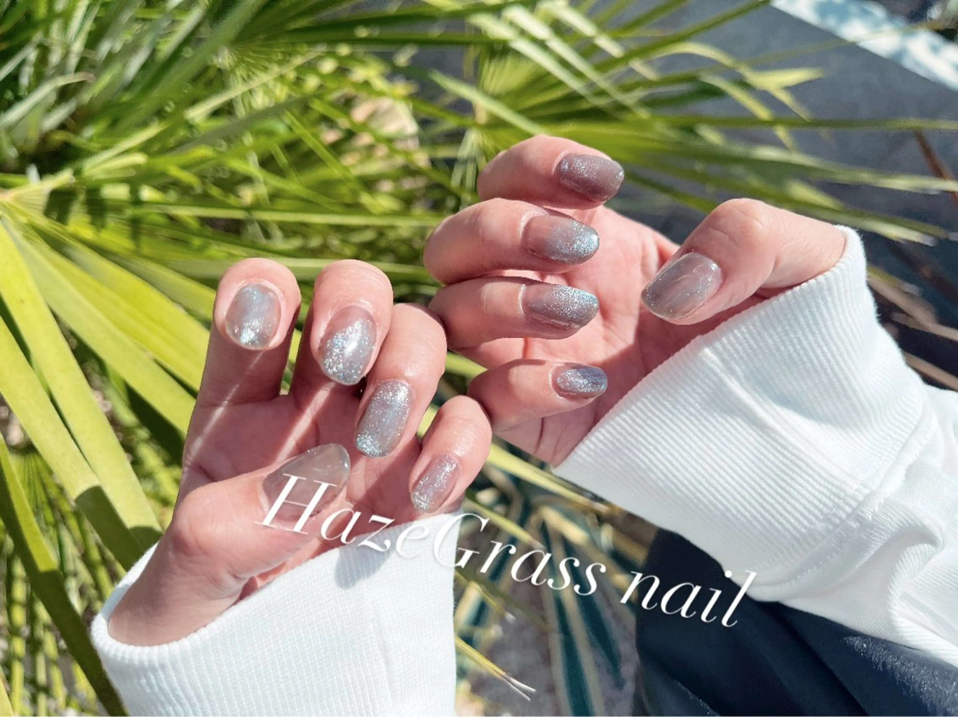ミディアム HazeGrass NAILのネイルデザイン