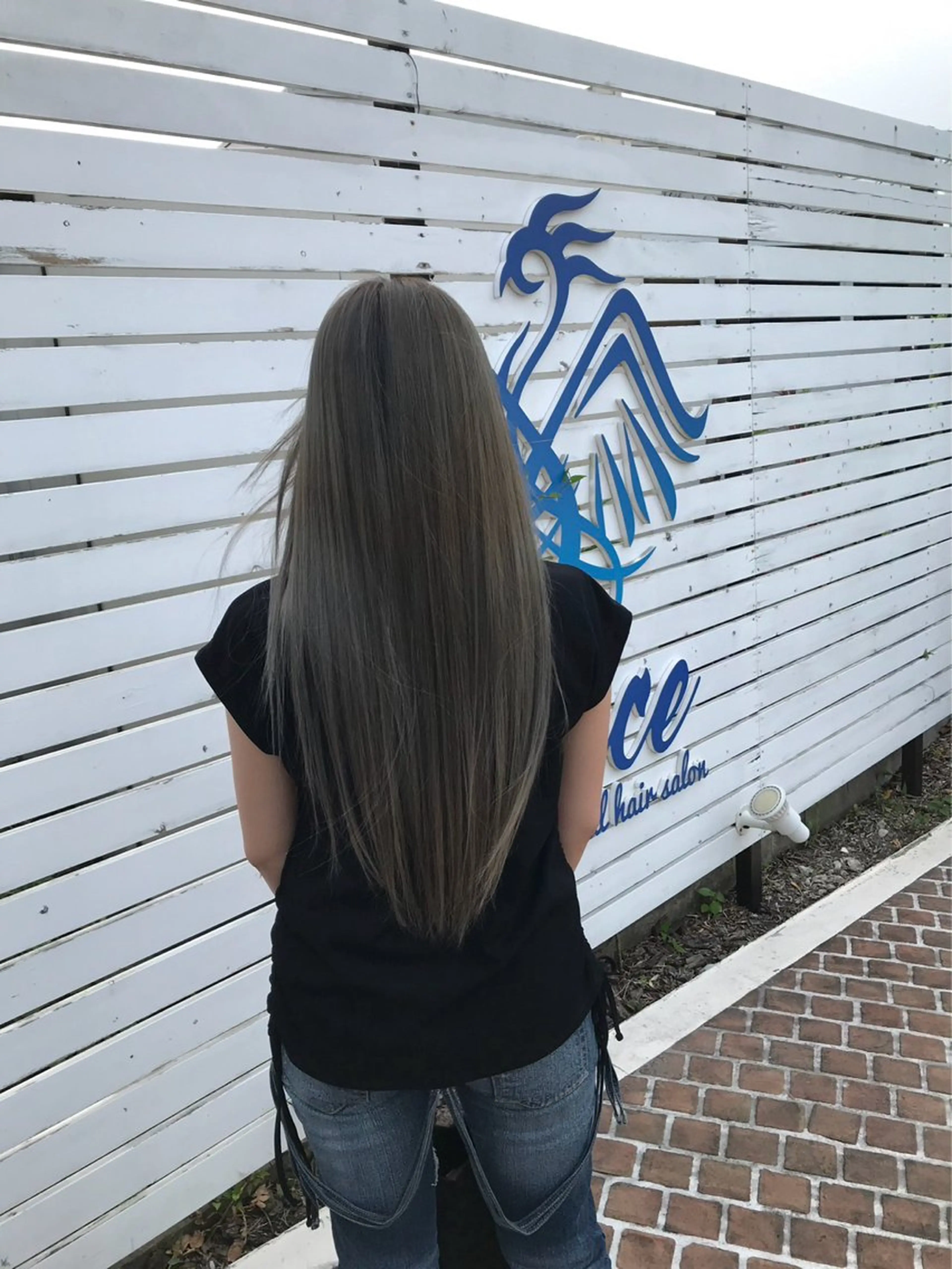 ロング カラー ロング トリートメント 酸熱トリートメント 中川原 大介のヘアスタイル