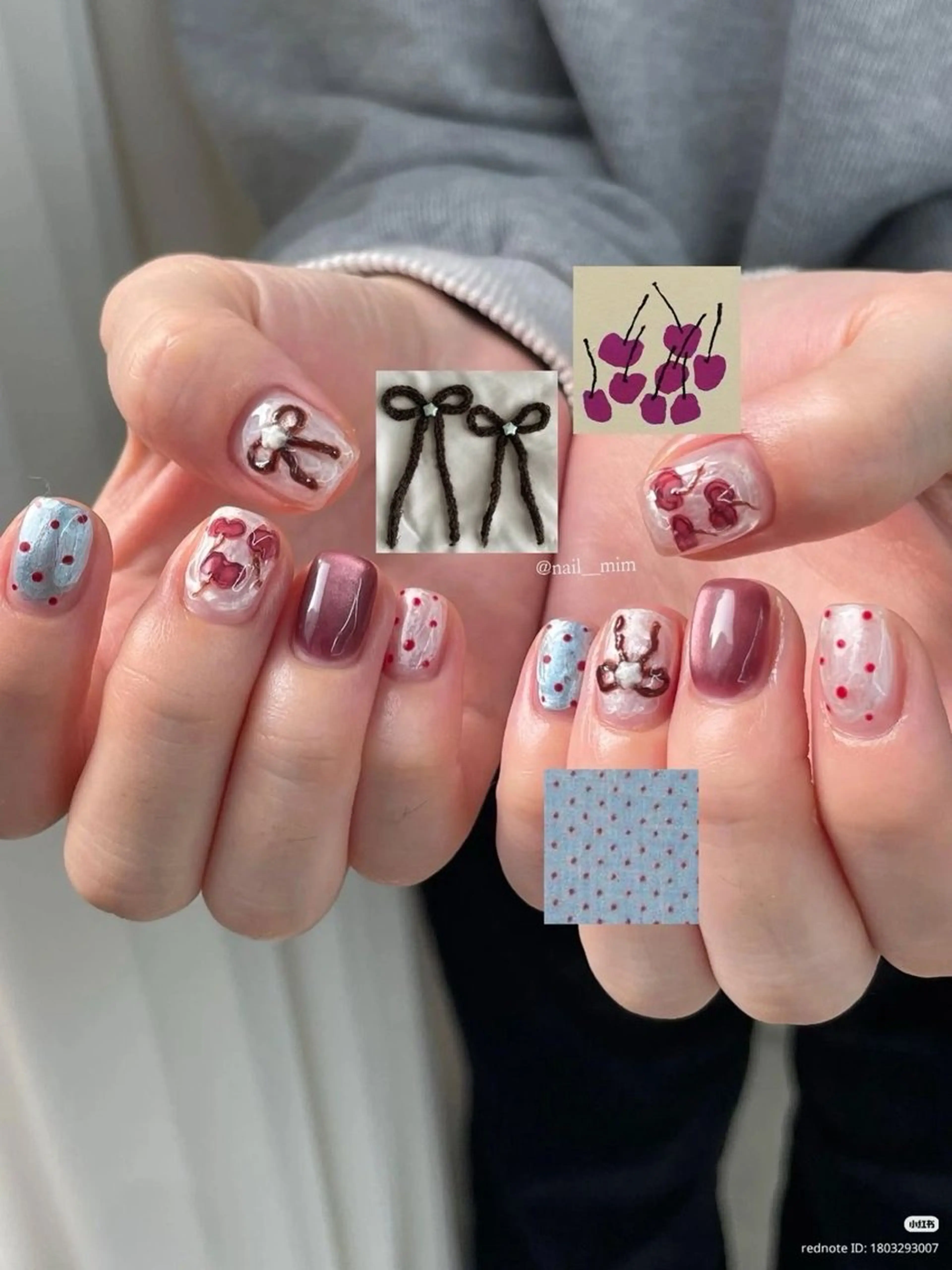 ネイル グラデーション ラメ(グリッター) マグネットネイル ミラーネイル ニュアンスネイル ハンドネイル Lumi de nails所属・Lumi de nailsのネイルデザイン