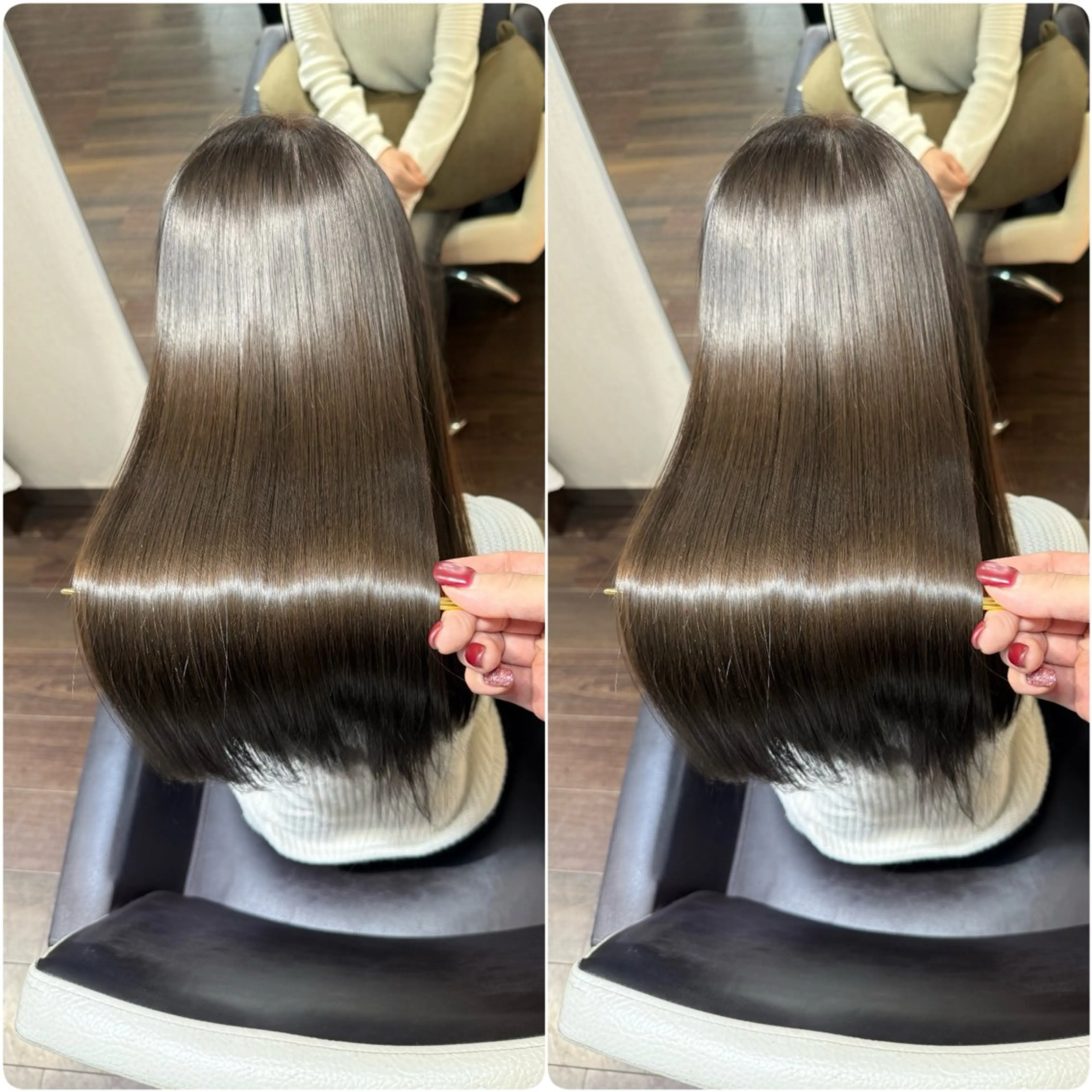 ロング カラー カット 縮毛矯正 トリートメント youres hair 髪質改善トリートメント&ヘッドスパ　新宿EAST所属・🌹ULTOWA🌹 髪質改善/縮毛/店長のヘアスタイル