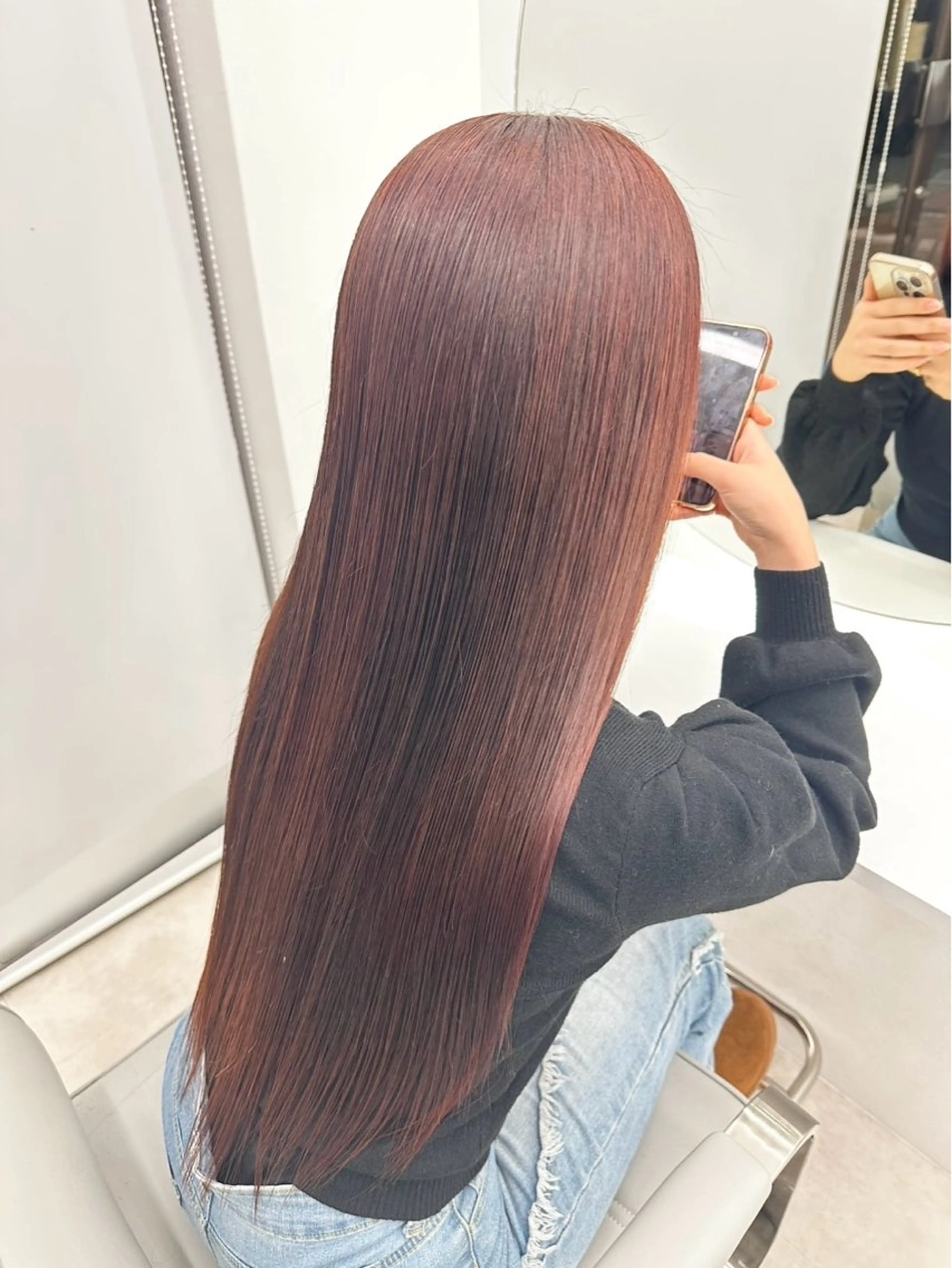ロング カラー ヘアカラー 佐竹 兜のヘアスタイル