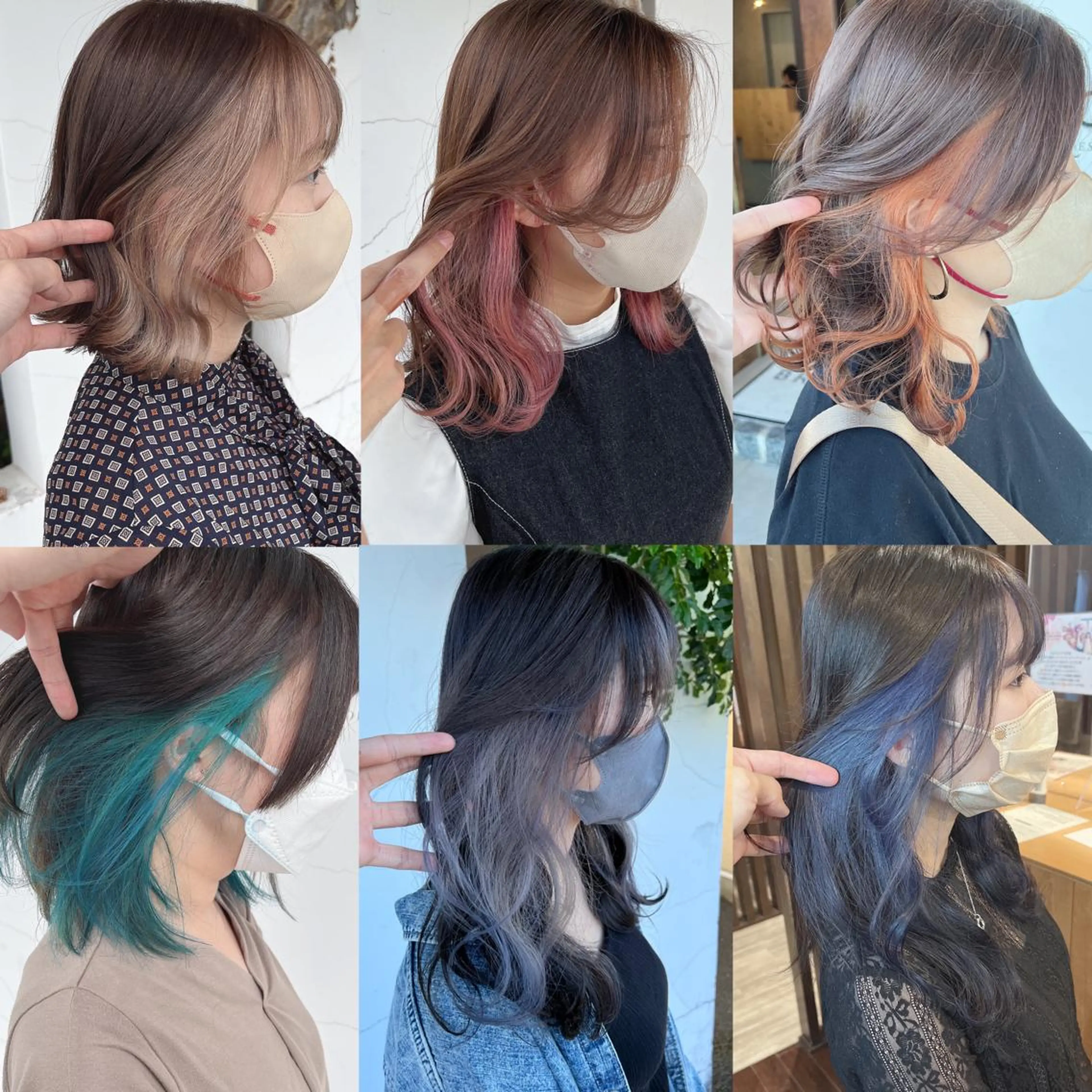 セミロング カラー ヘアカラー トリートメント 具志 正太のヘアスタイル