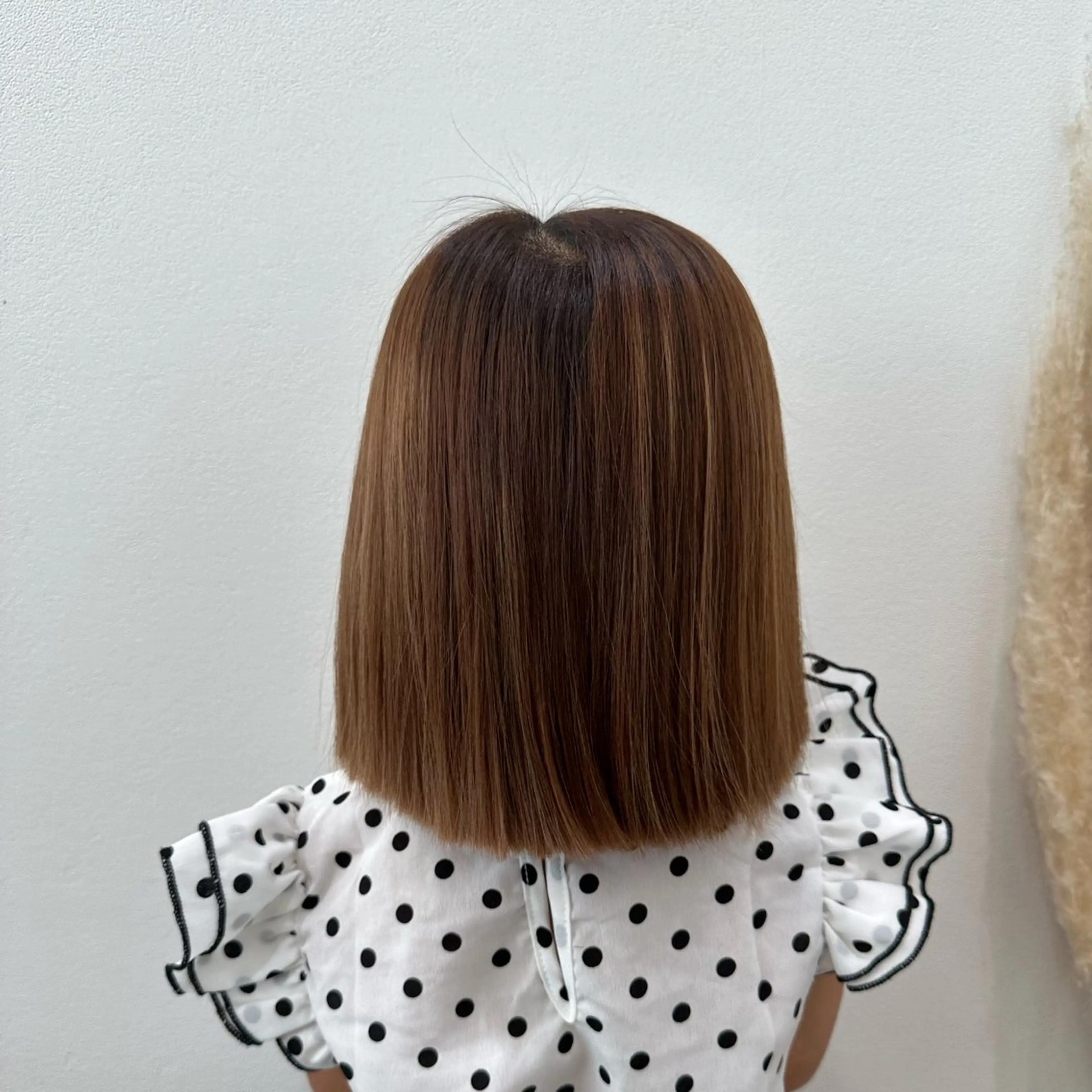 ミディアム ボブ 岩本みるか/ 暖色カラー/ベージュのヘアスタイル