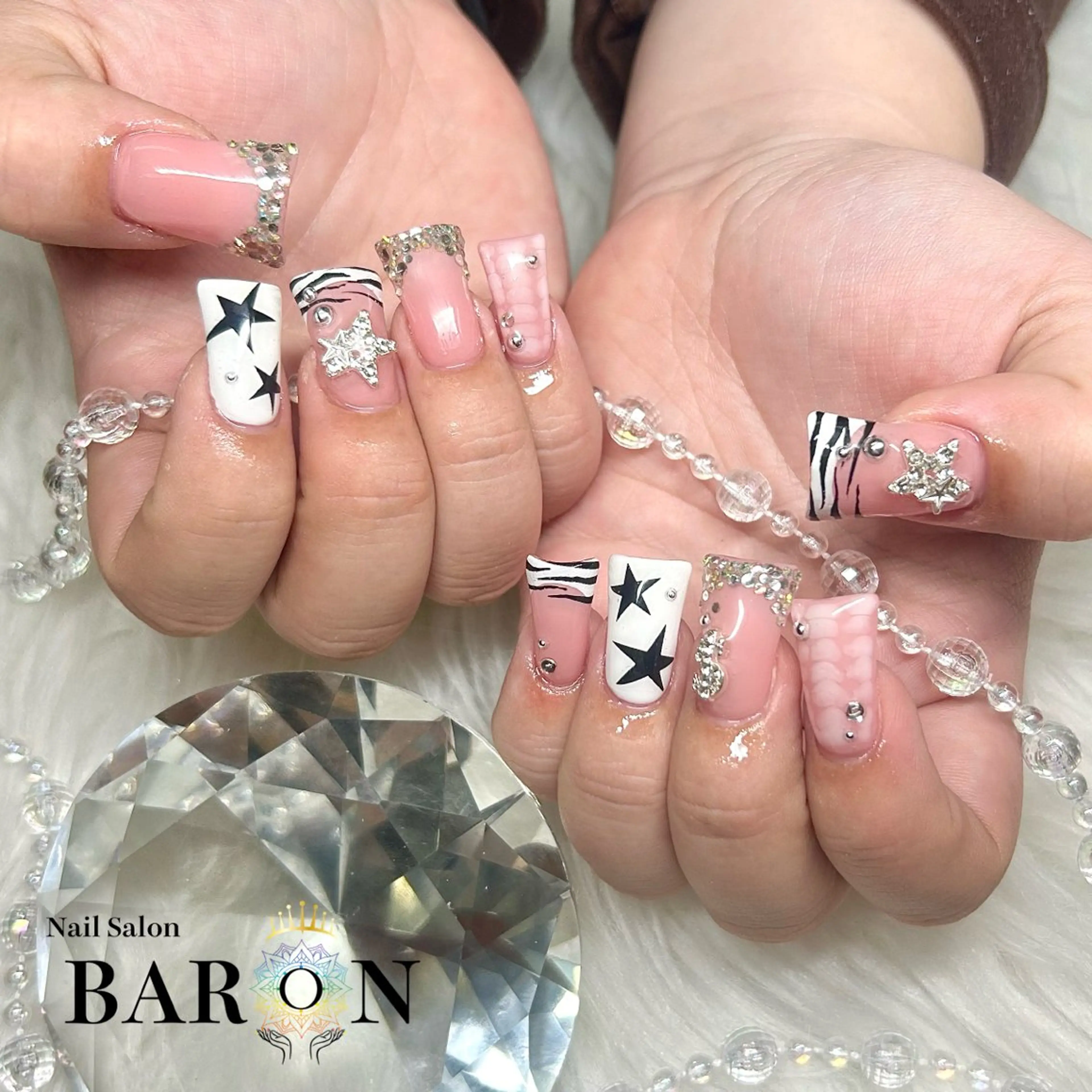 ネイル ショートネイル ♛︎BARON♛︎ SUMIRE.のネイルデザイン