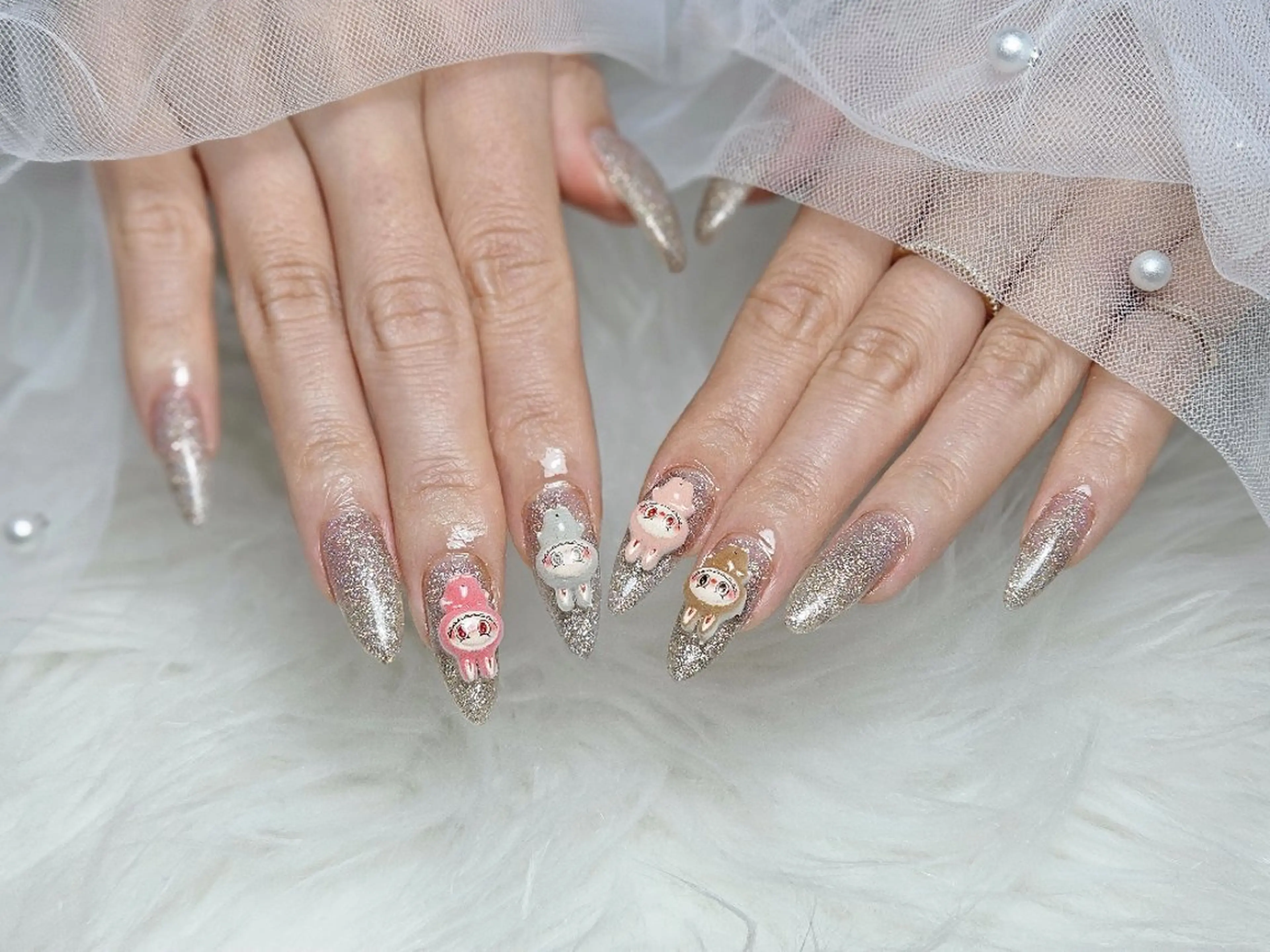 ラメグラorグラデorマグネットorフラッシュ(オフなし)の写真