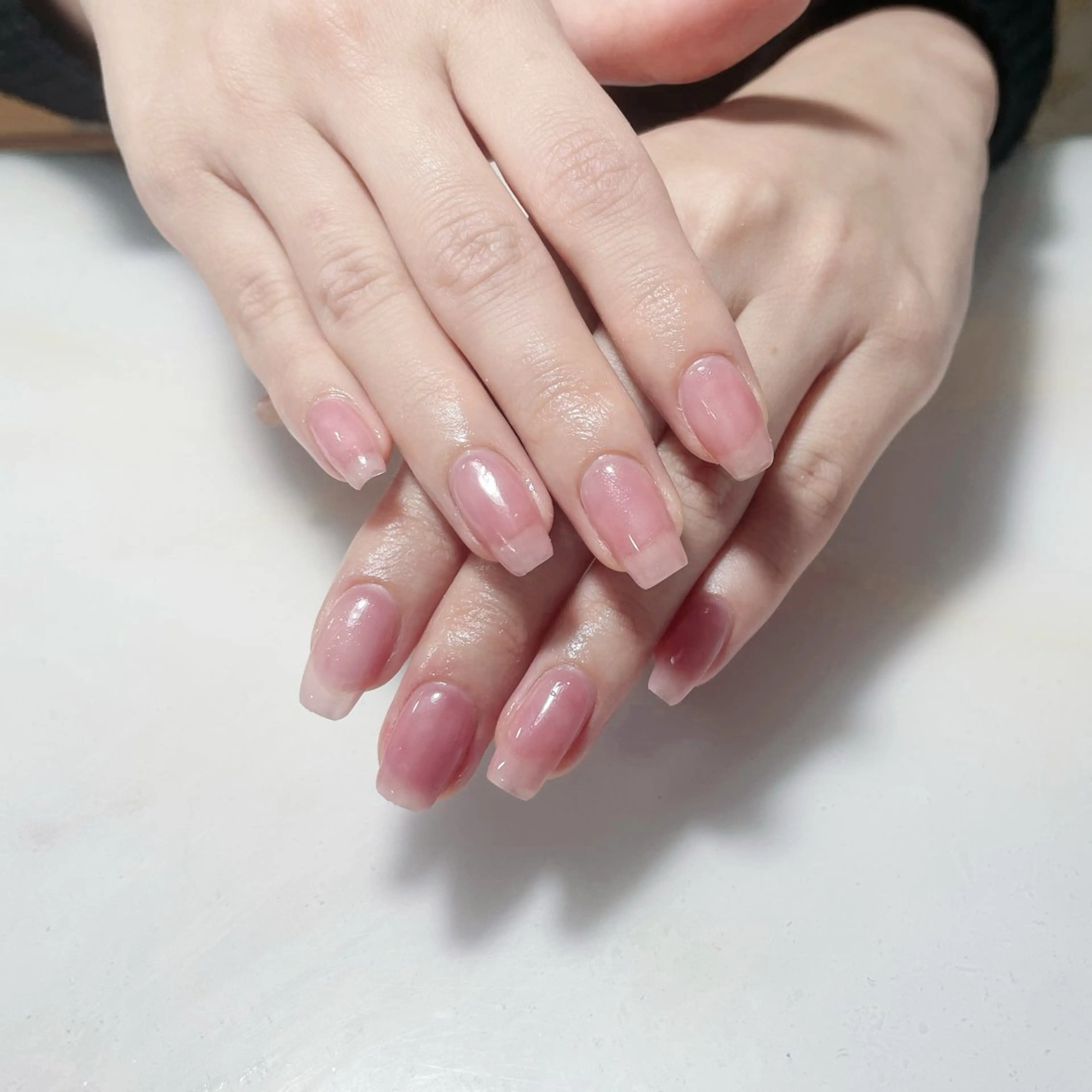 ネイル アートネイル フレンチネイル ジェルネイル グラデーション 韓国ネイル ハンドネイル 久保田 マリコのネイルデザイン