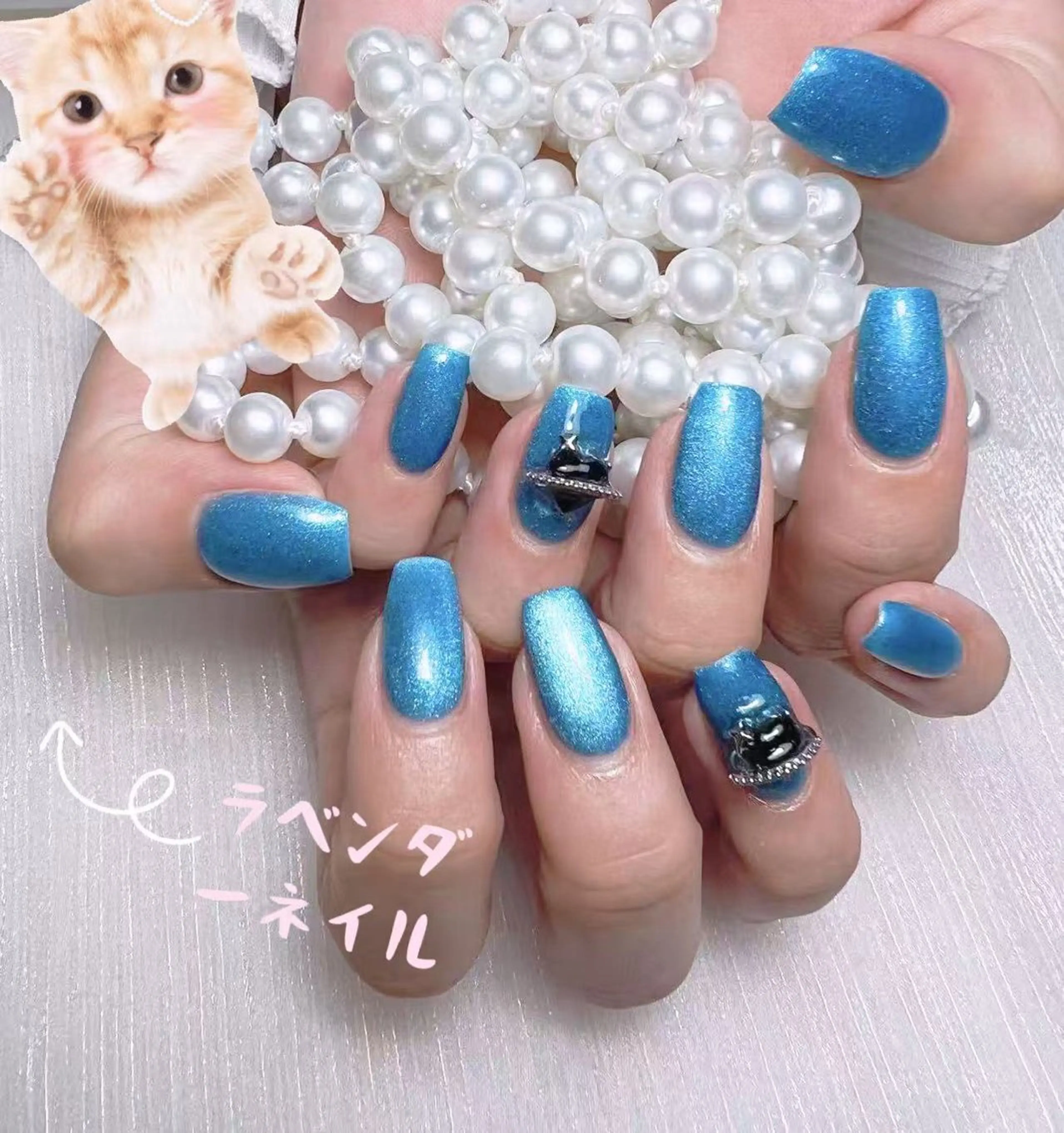 ネイル ラベンダー💖日暮里 ルル💖ネイルのネイルデザイン