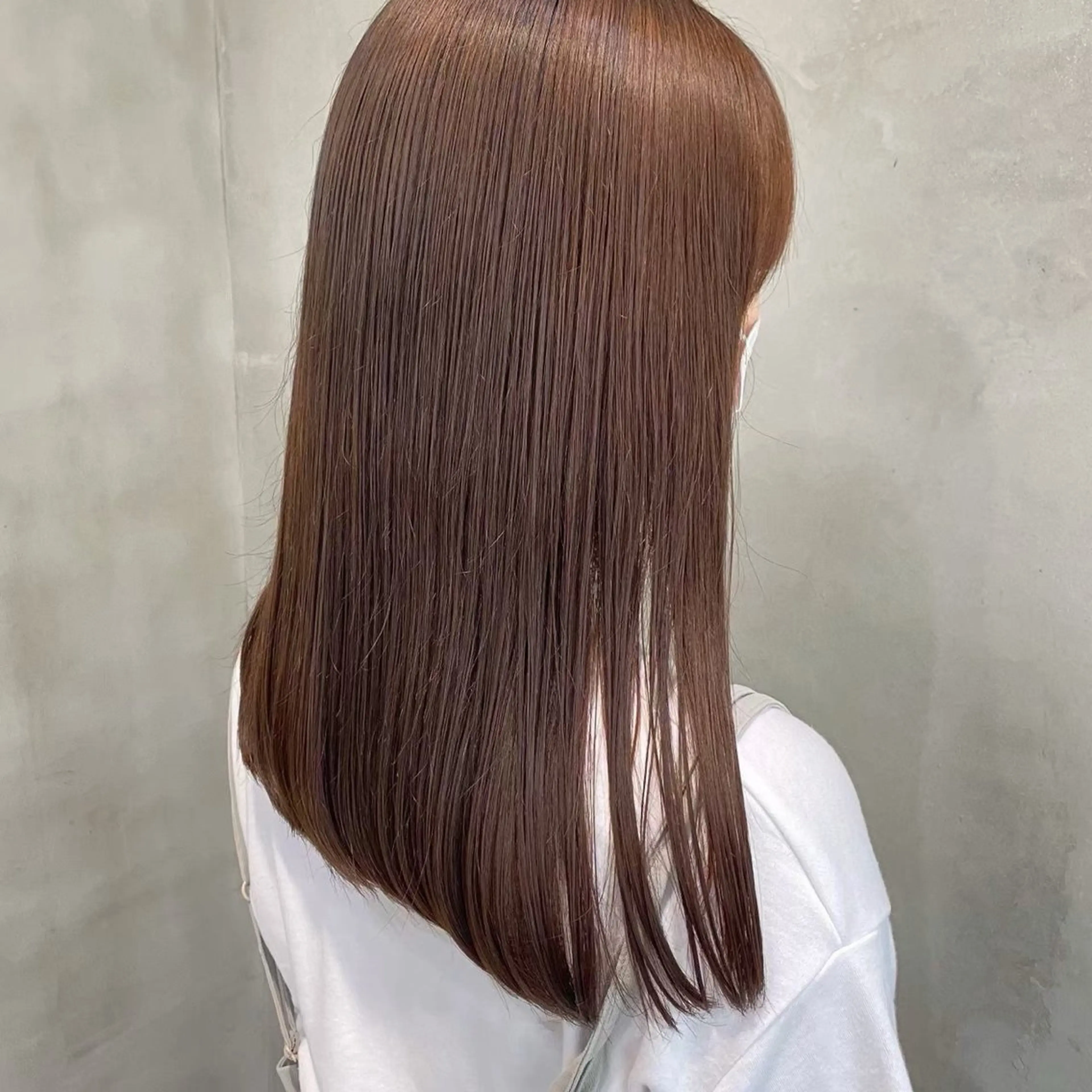 セミロング トリートメント 🌺柔らか透明感 カラー🌊MAMIのヘアスタイル