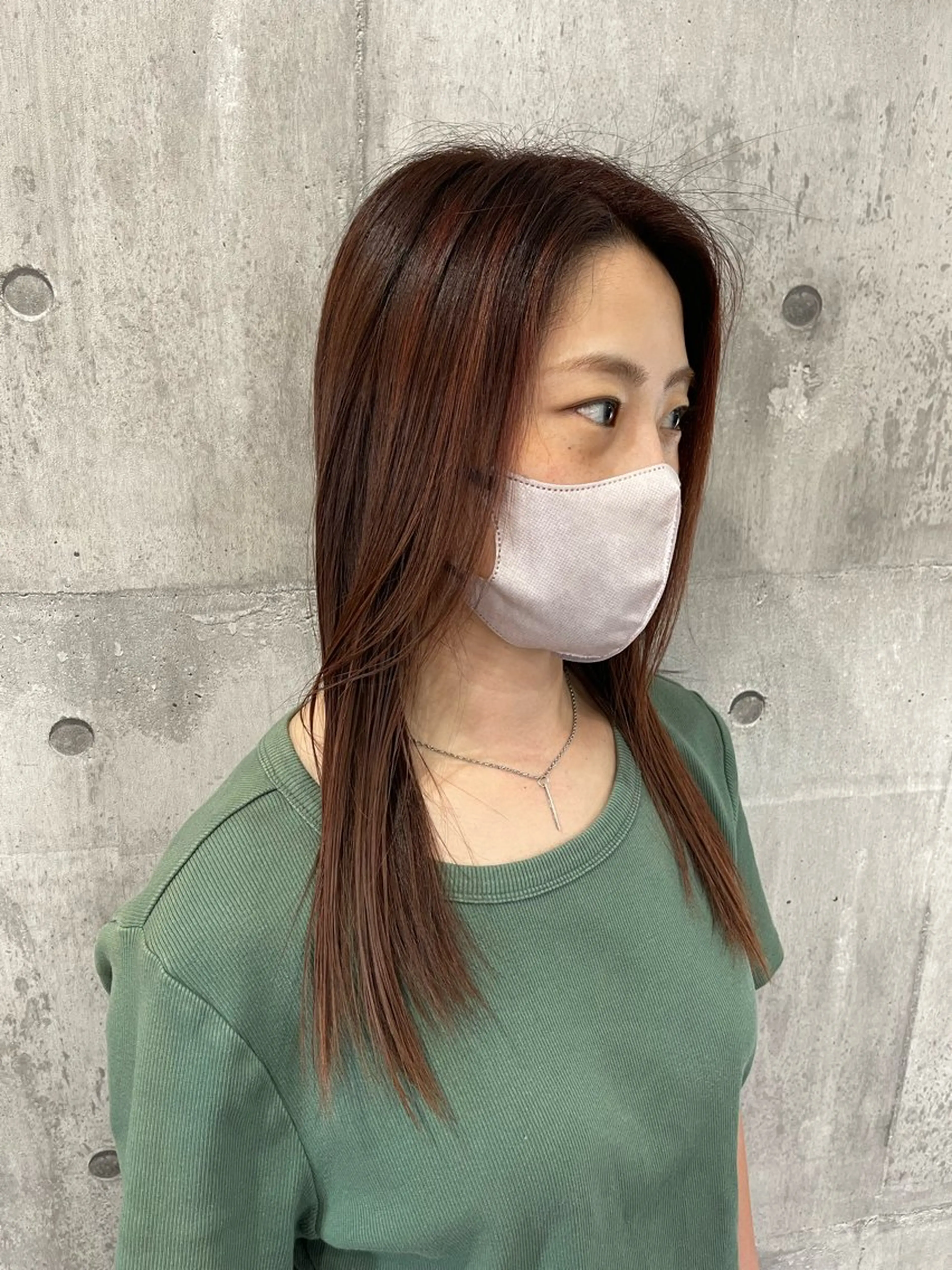 ロング カラー 透明感カラー Felice Erikaのヘアスタイル