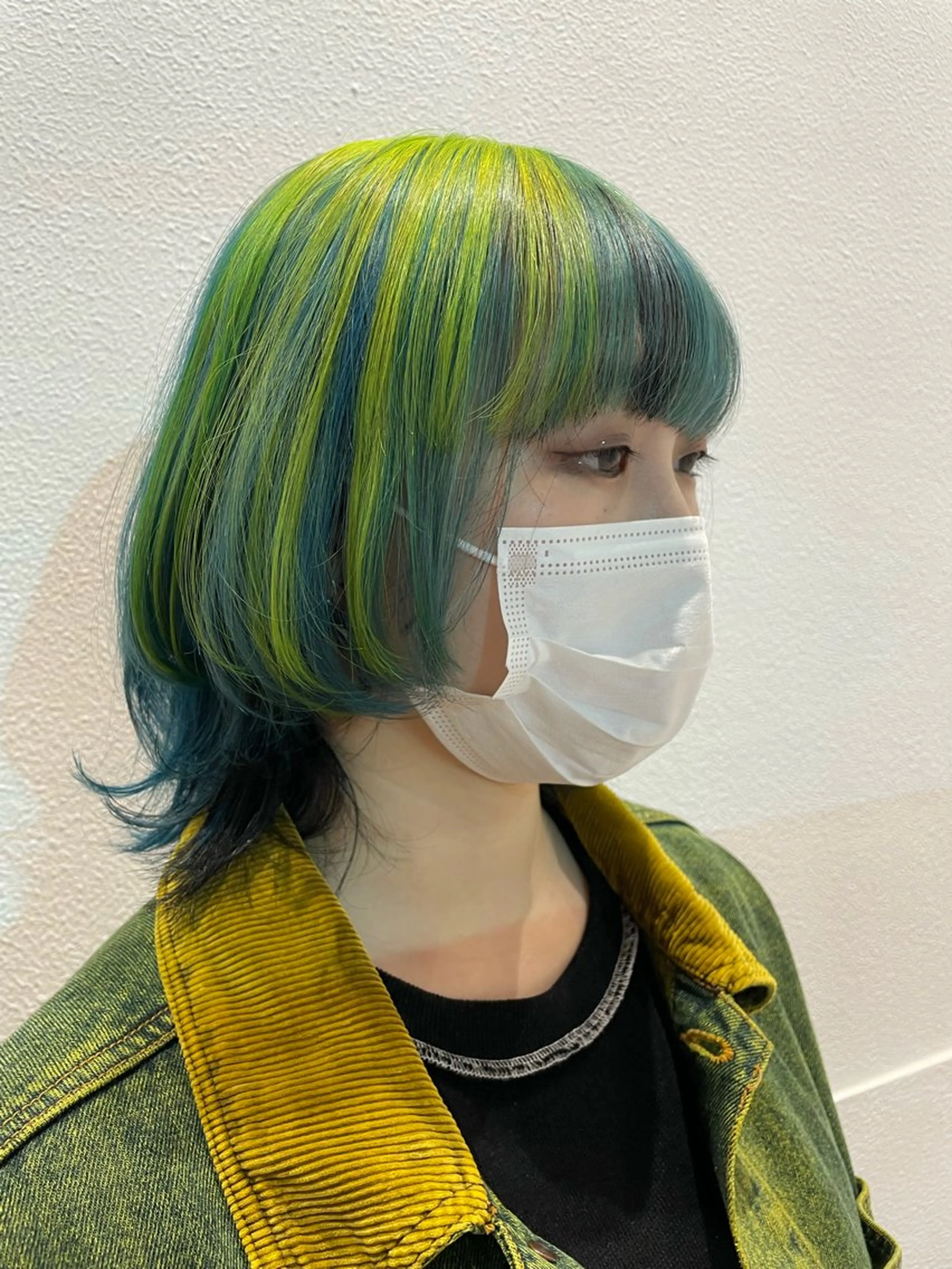 ミディアム カラー CoCooN 店長 さのえみのヘアスタイル