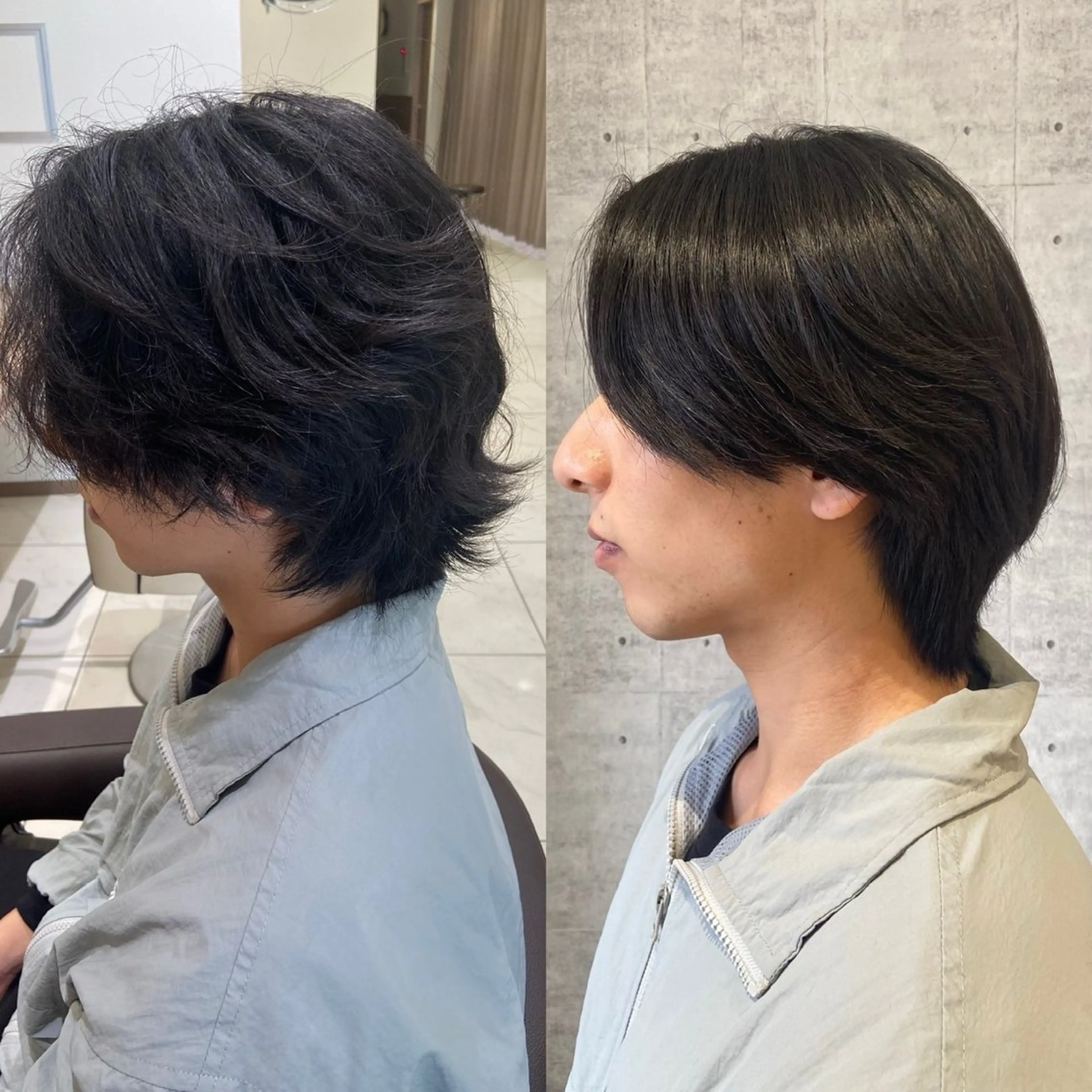 🧢【メンズ限定】カット➕曲がる縮毛矯正➕ケラチントリートメント(ブリーチや複雑履歴の方はこちらがオススメです)の写真