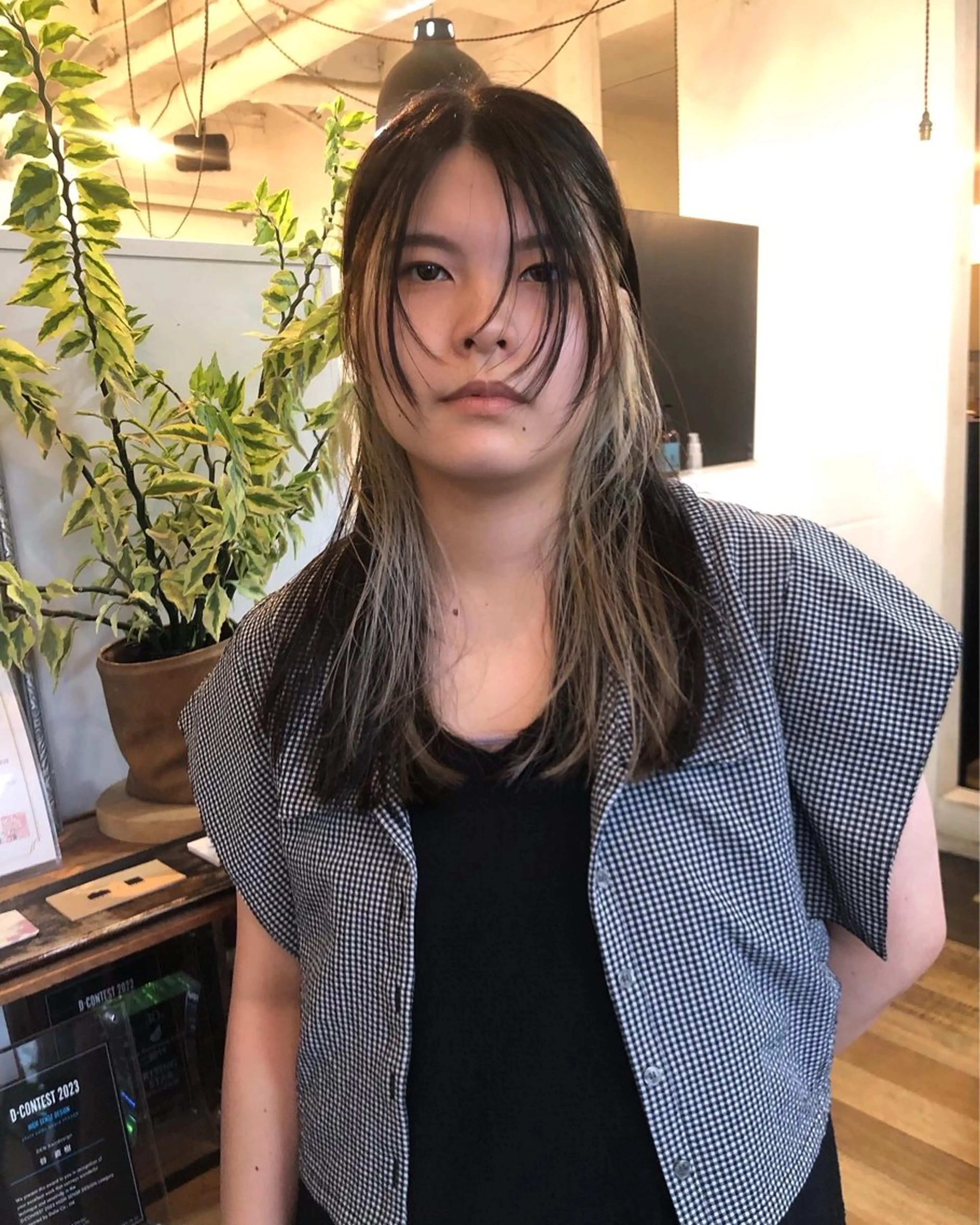 ロング カラー ベージュカラー ホワイトベージュ カット デザインカット🎨 ボブ🫟おざきのヘアスタイル