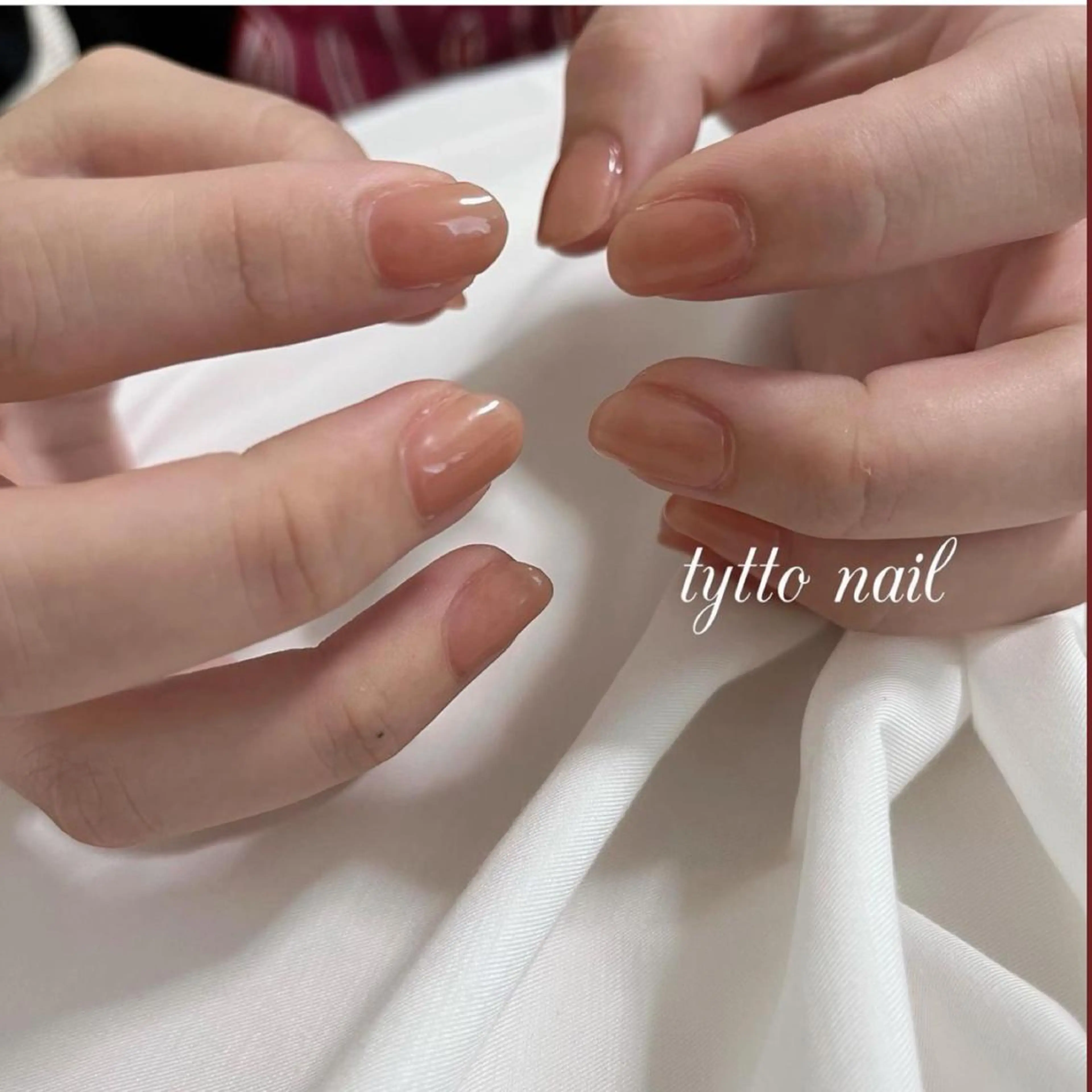 ネイル オフィスネイル ワンカラーネイル シンプルネイル ハンドネイル tytto nail ❤︎‪‪eri‪‪のネイルデザイン