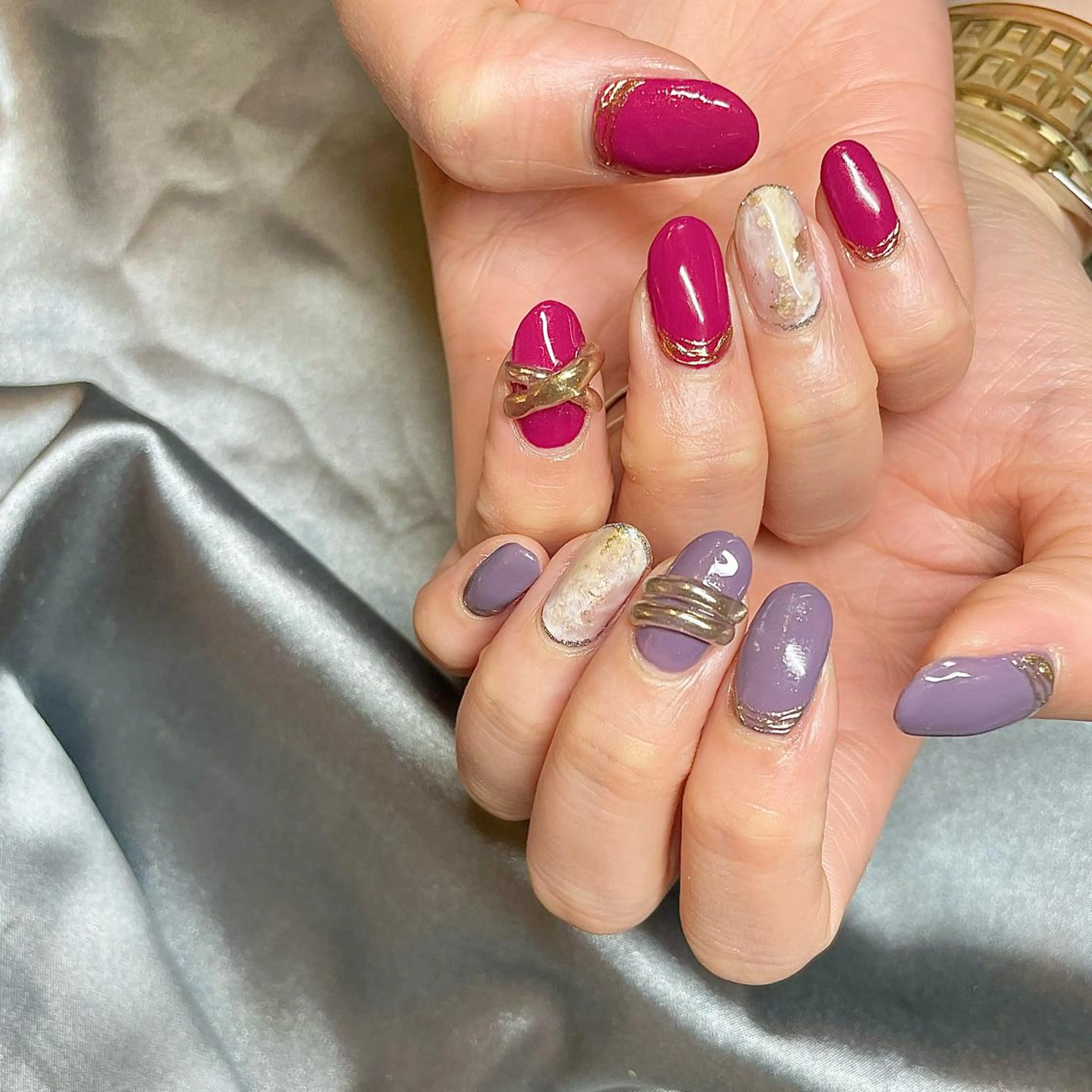 セミロング カラー パーマ ヘアアレンジ メンズ キッズ ネイル マツエク・マツパ アイブロウ nail&eye Aoのマツエク・マツパデザイン