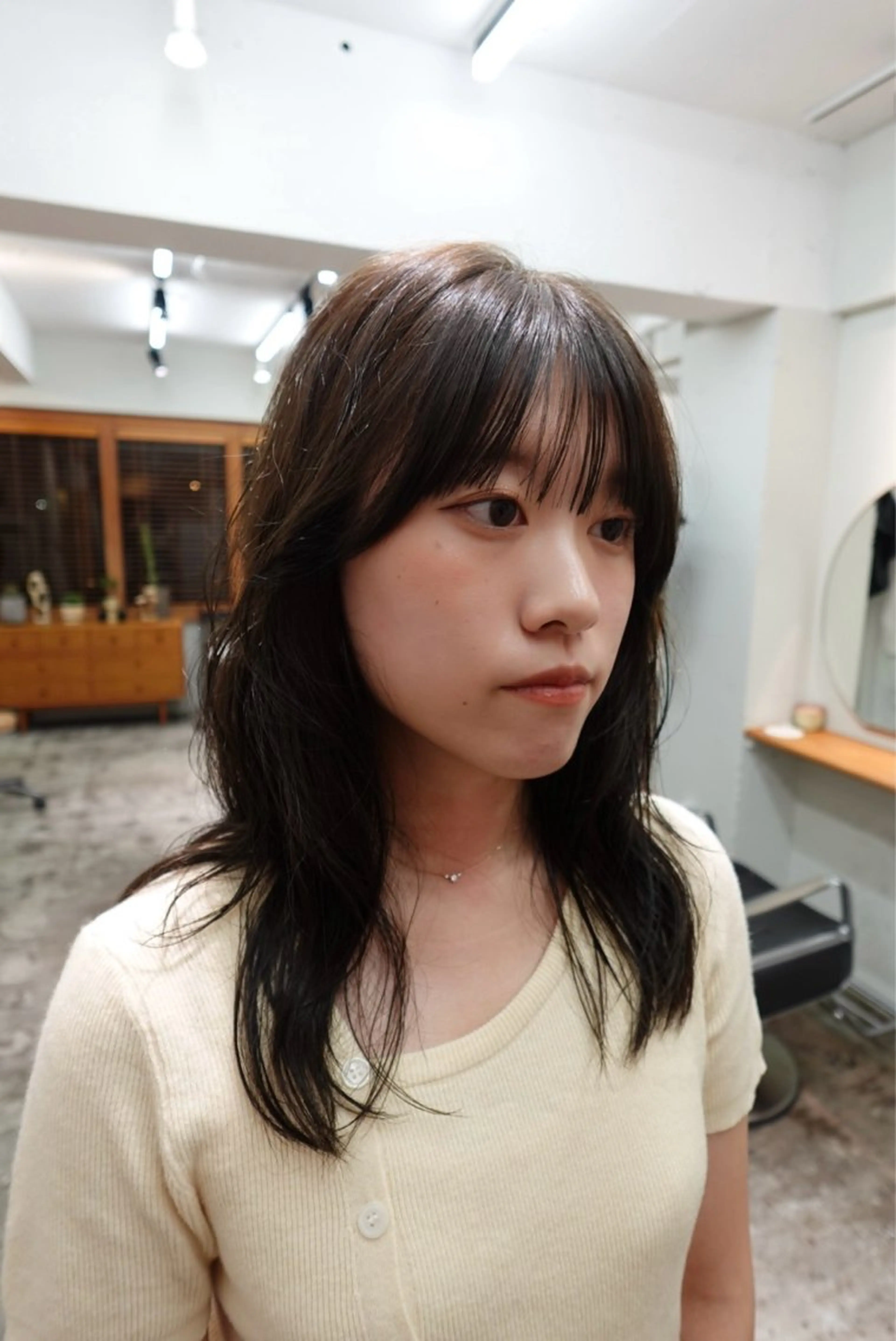 セミロング カラー アッシュ ENIEN MAKE'S 立川所属・Non/立川/暖色 🌏艶髪/Aujuaのヘアスタイル