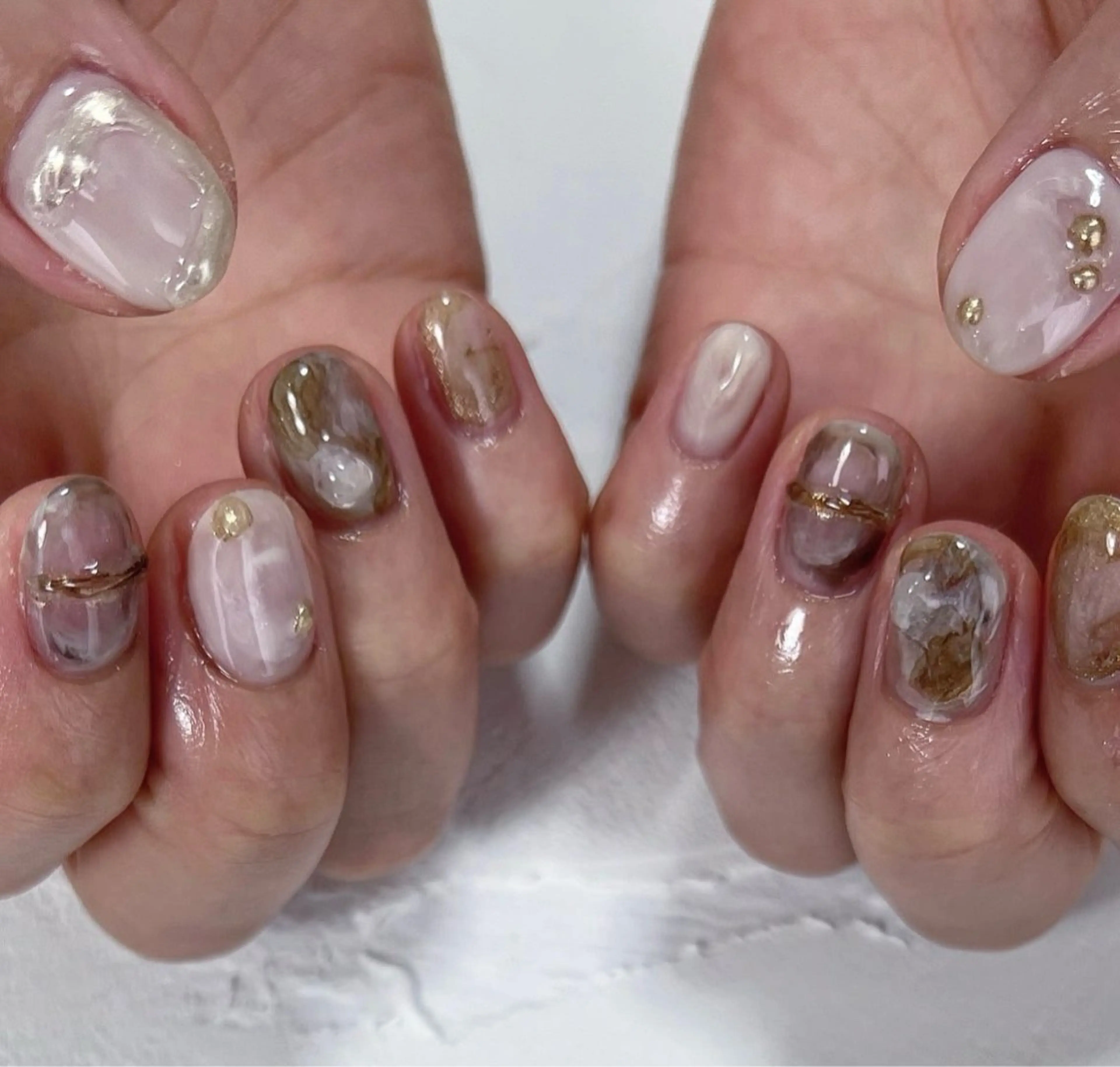 ネイル ハンドネイル ハンドケア nail salon una.のネイルデザイン