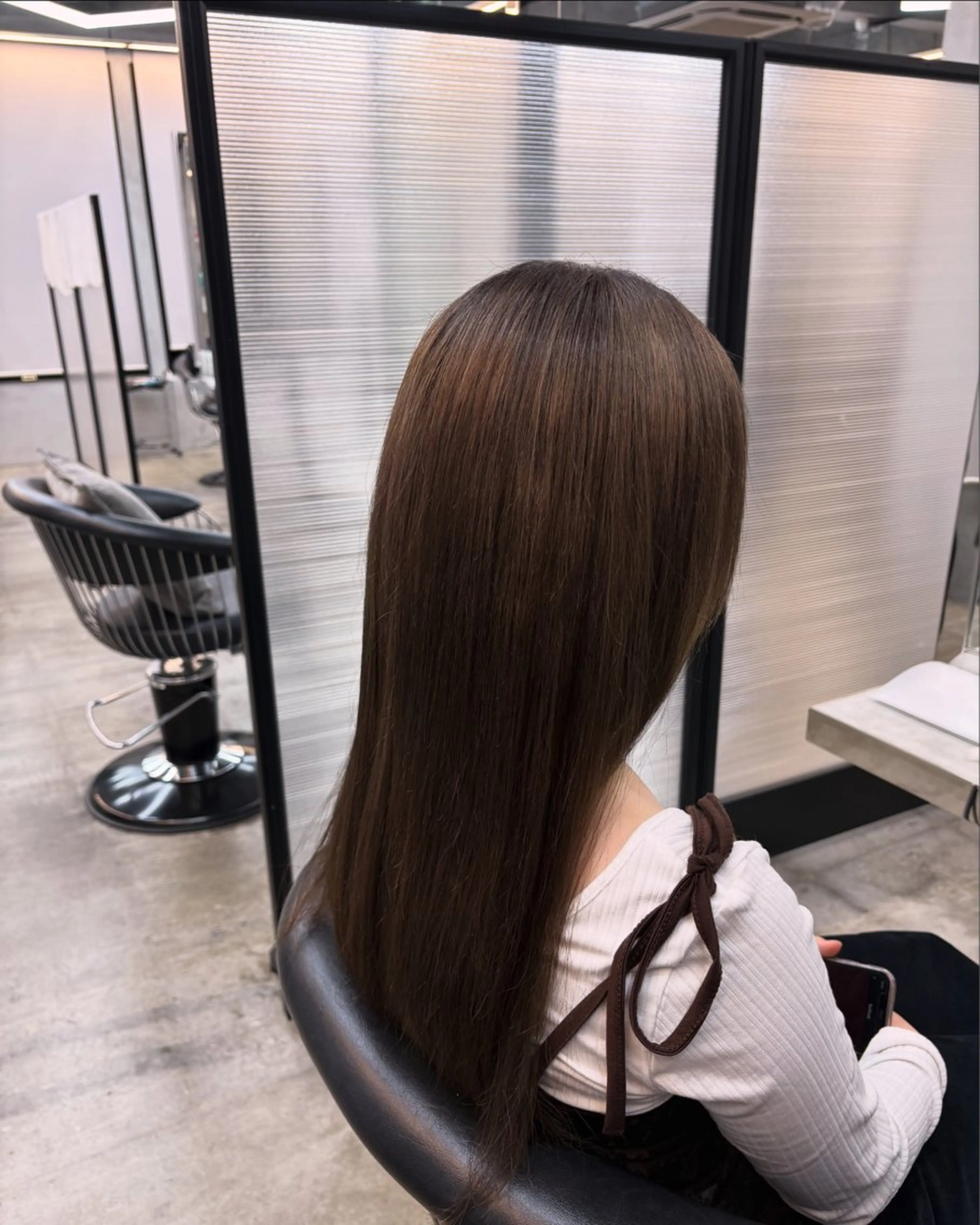 カラー 縮毛矯正/ 豊島怜のヘアスタイル