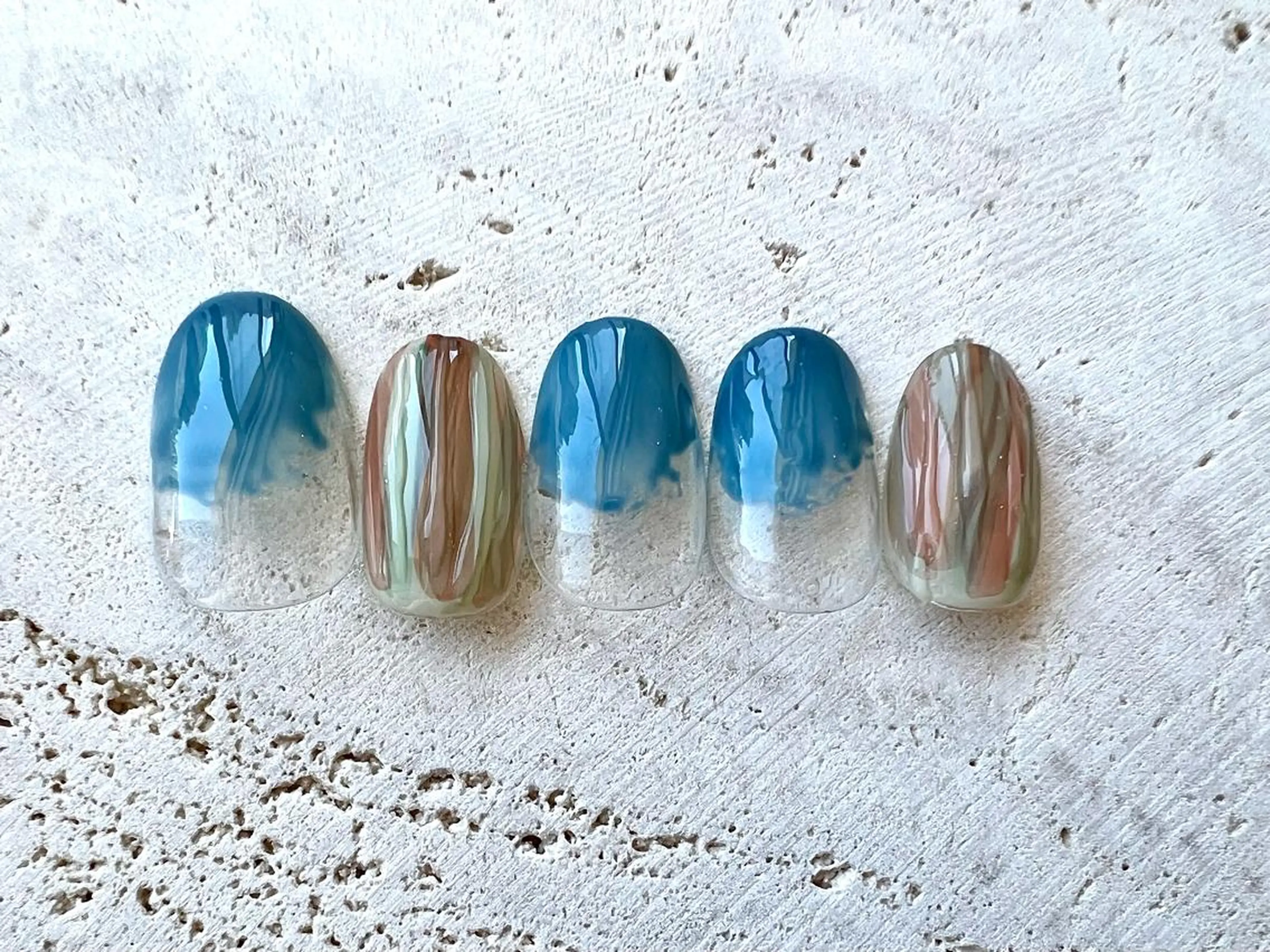 ネイル 💙0203 munimusanのネイルデザイン